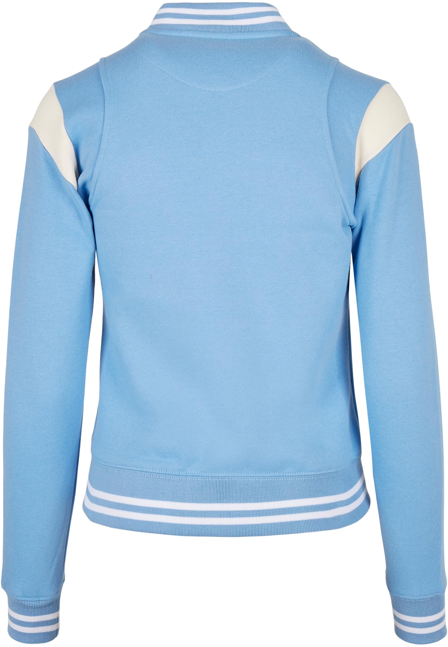 Ladies Inset College Sweat Jacket | clearwater/whitesand