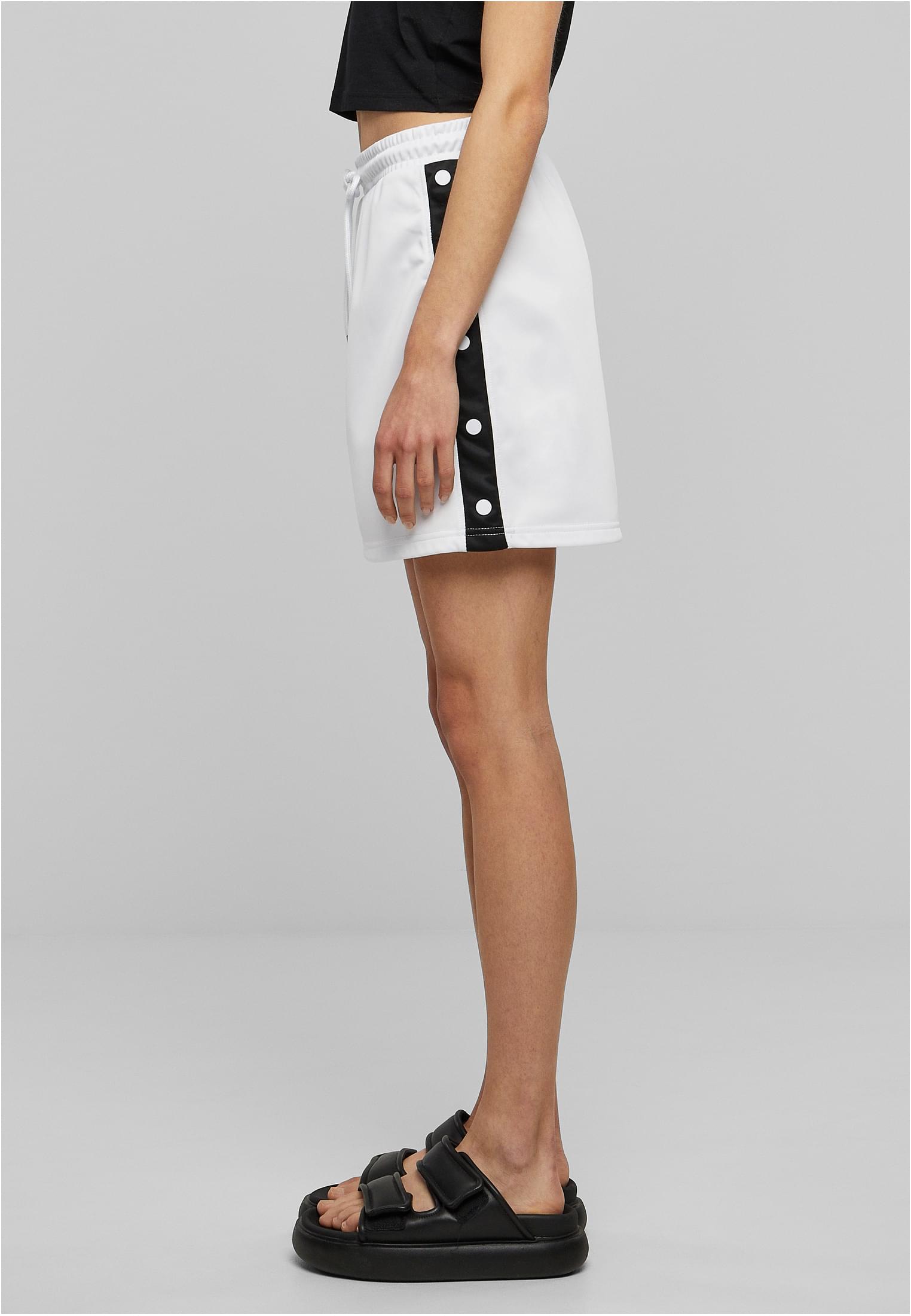 Ladies Track Skirt | wht/blk/wht