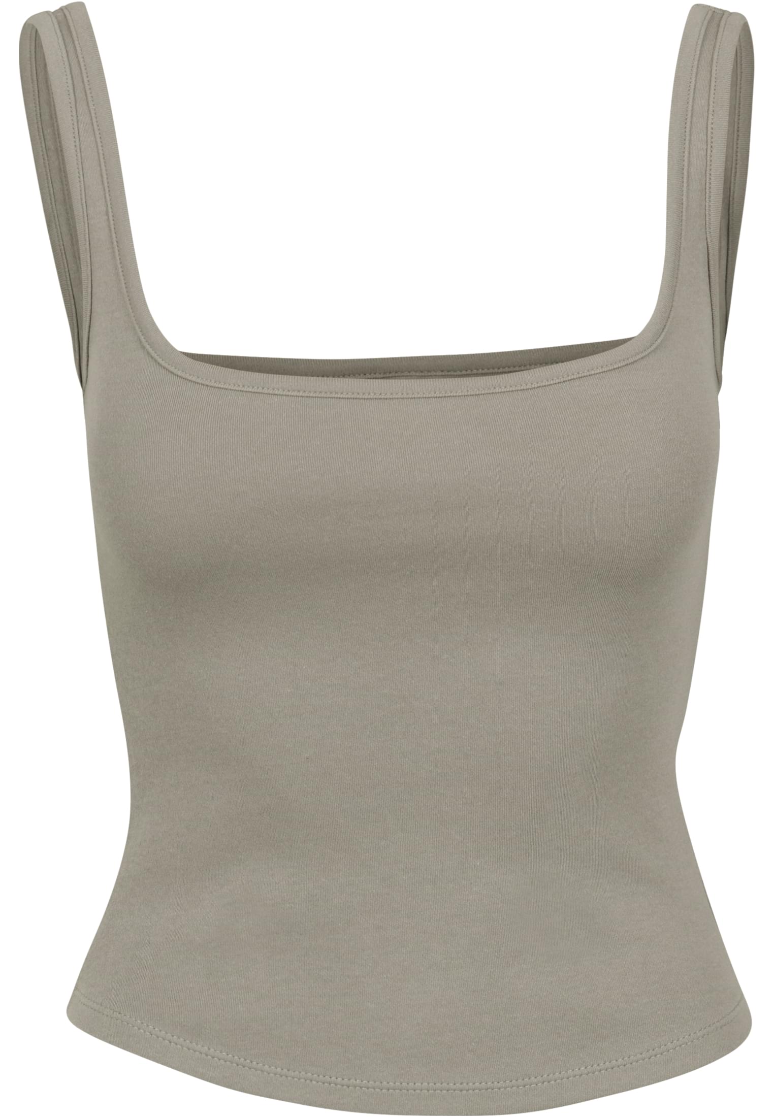 Ladies Wide Neck Top | green/grey