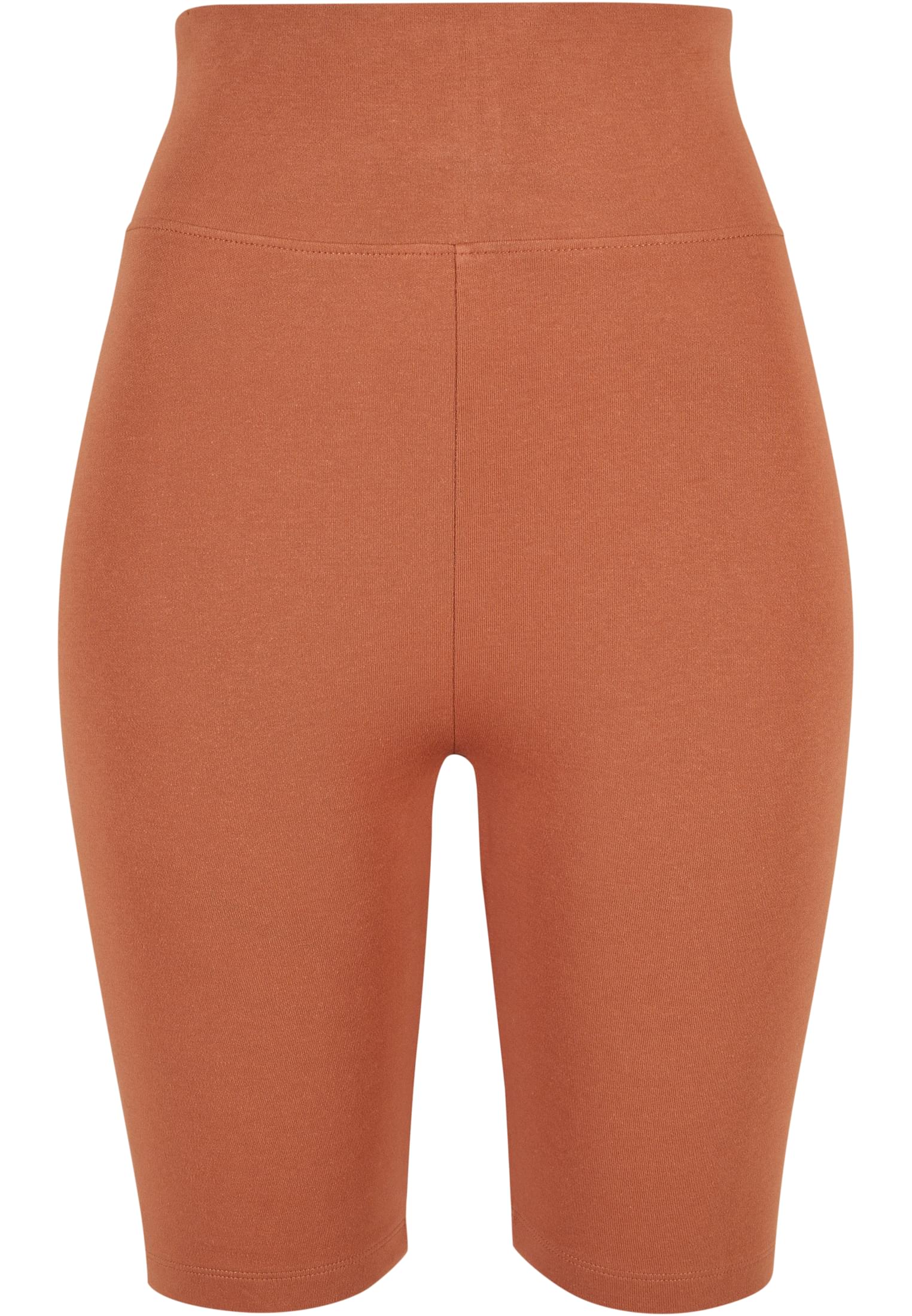 Ladies High Waist Cycle Shorts | terracotta