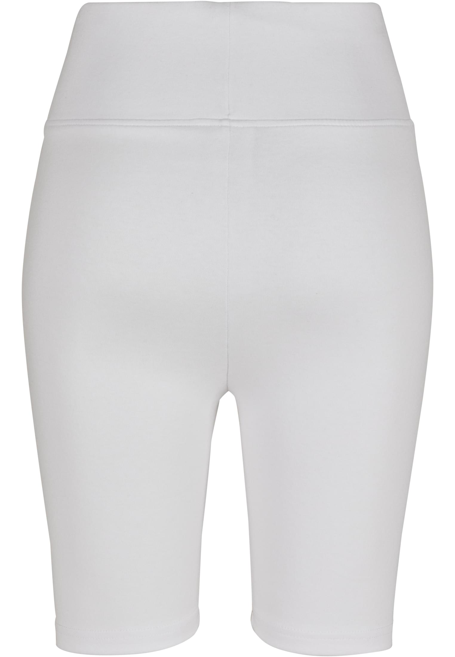 Ladies High Waist Cycle Shorts | white