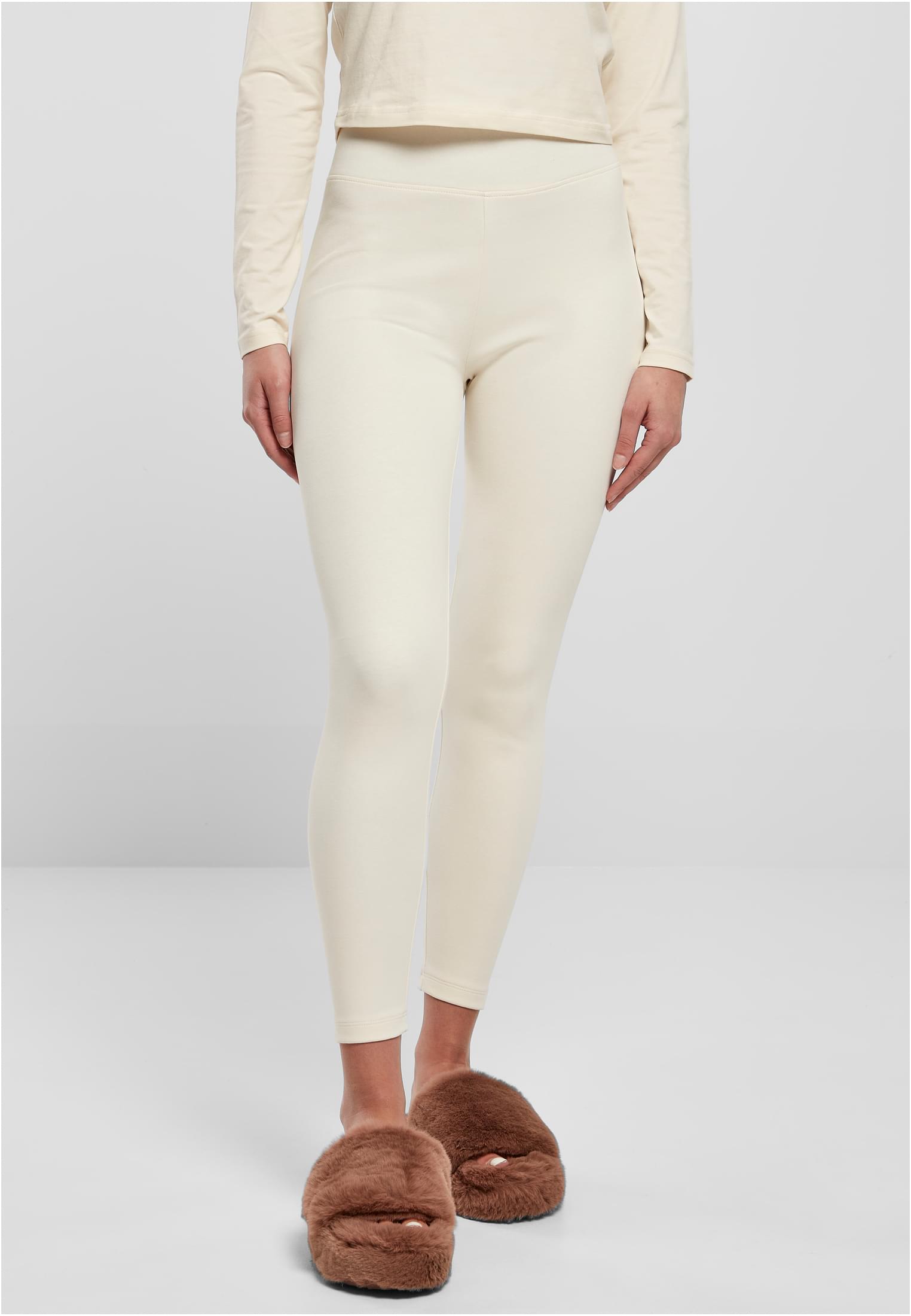 Ladies High Waist Jersey Leggings | whitesand