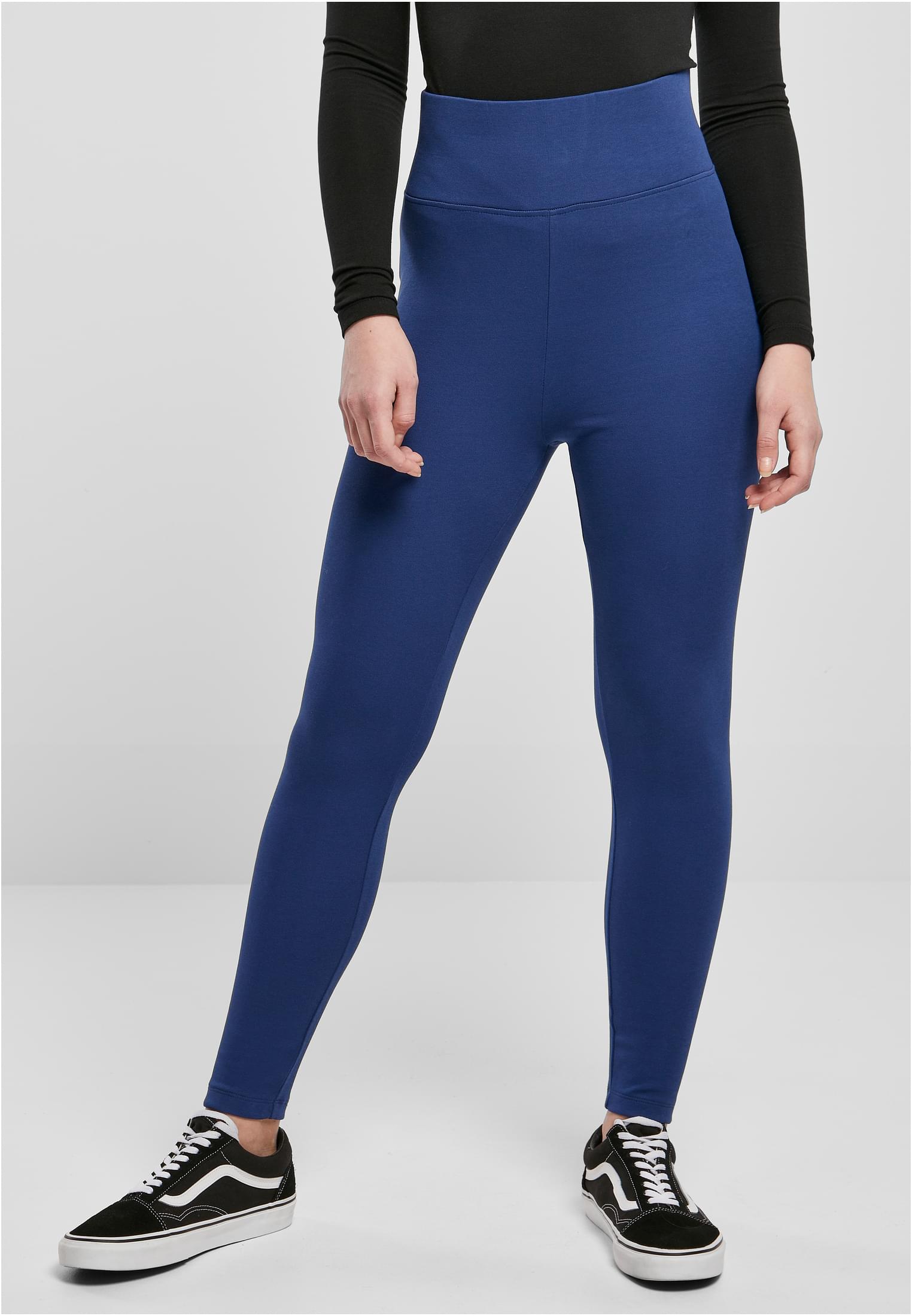 Ladies High Waist Jersey Leggings | spaceblue