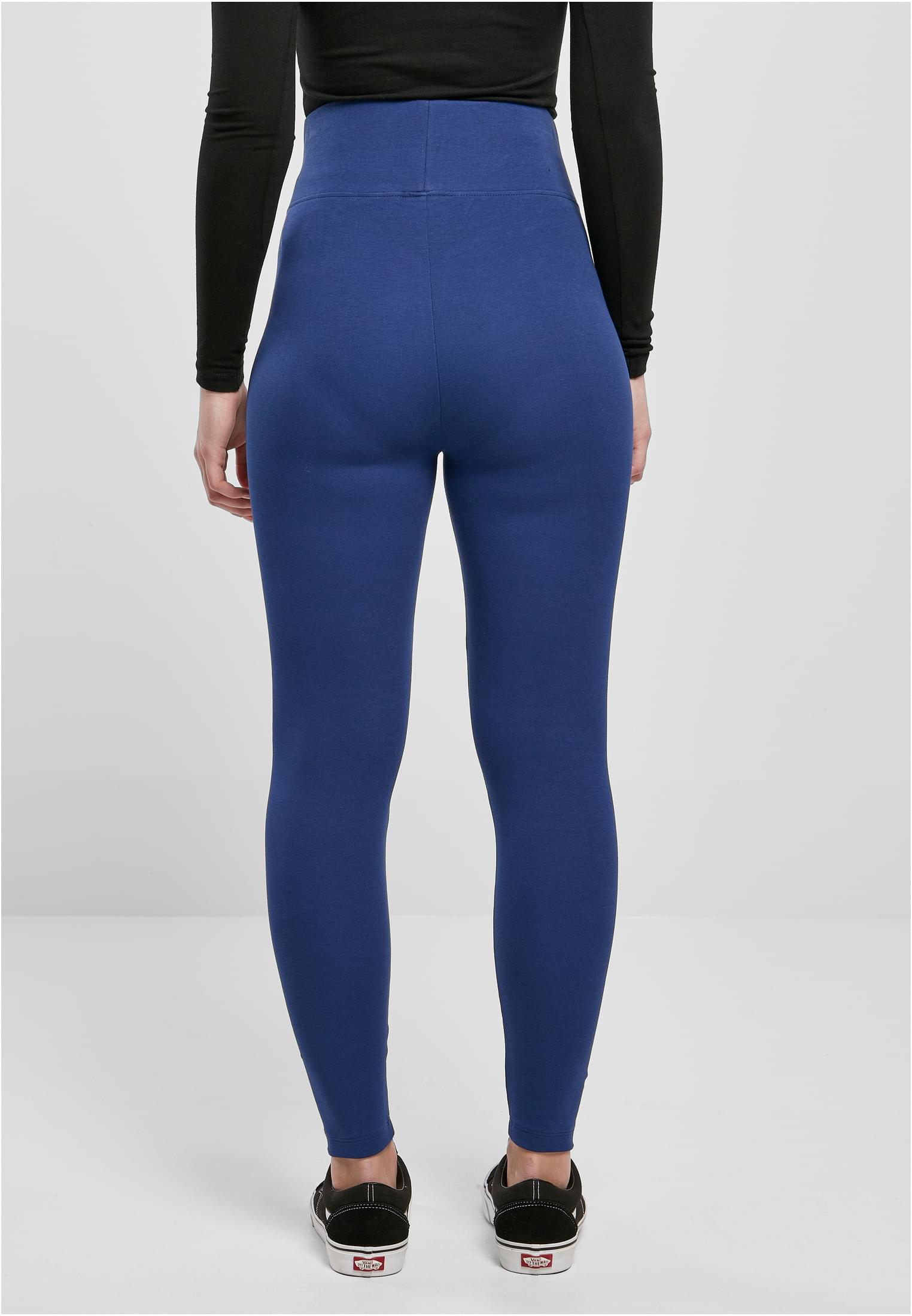 Ladies High Waist Jersey Leggings | spaceblue