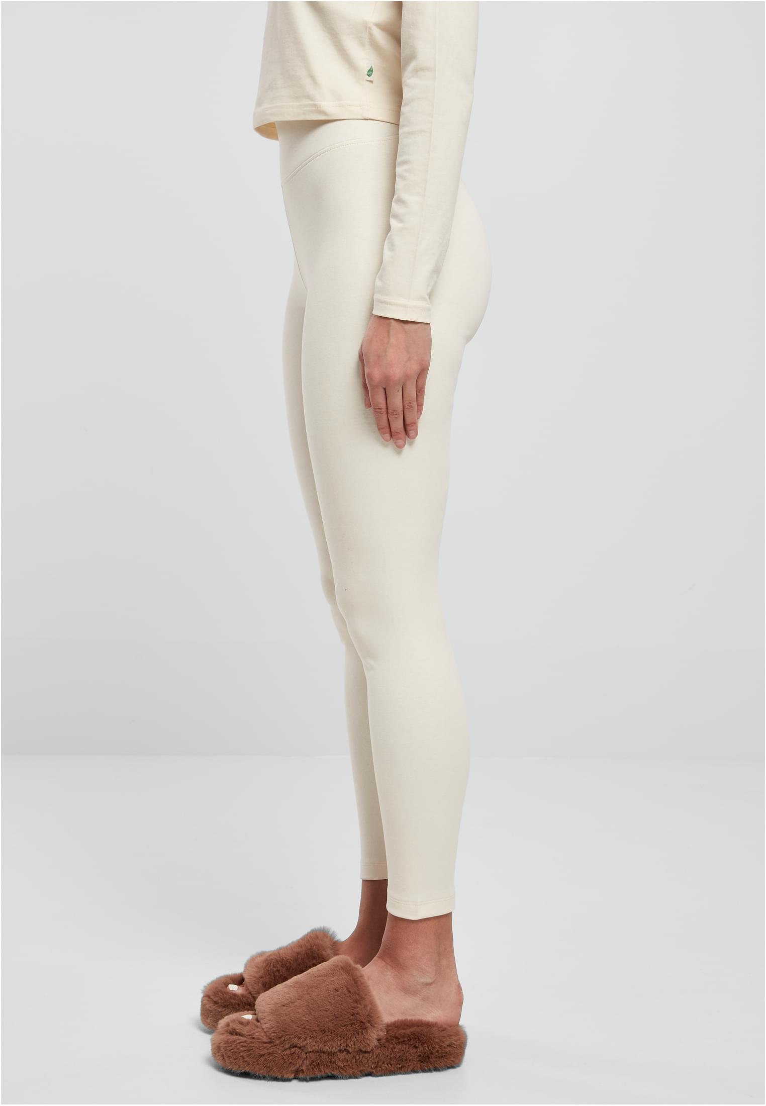 Ladies High Waist Jersey Leggings | whitesand