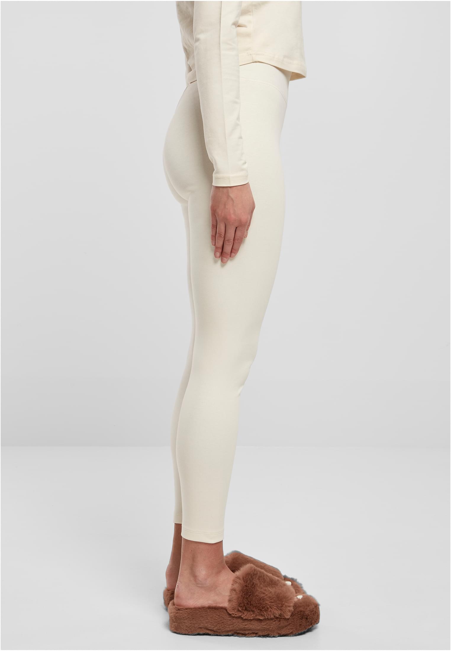 Ladies High Waist Jersey Leggings | whitesand