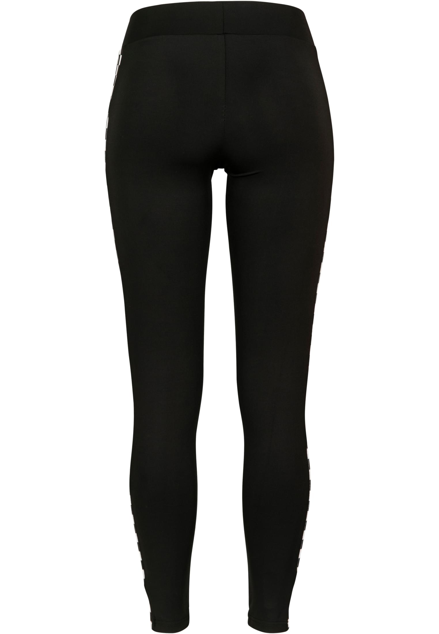 Ladies Side Check Leggings | blk/chess