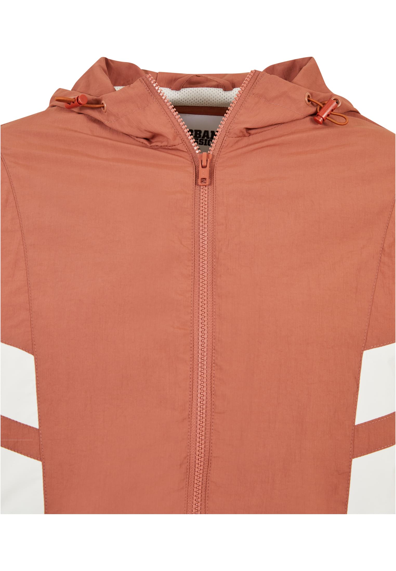 Ladies Crinkle Batwing Jacket | terracotta/whitesand