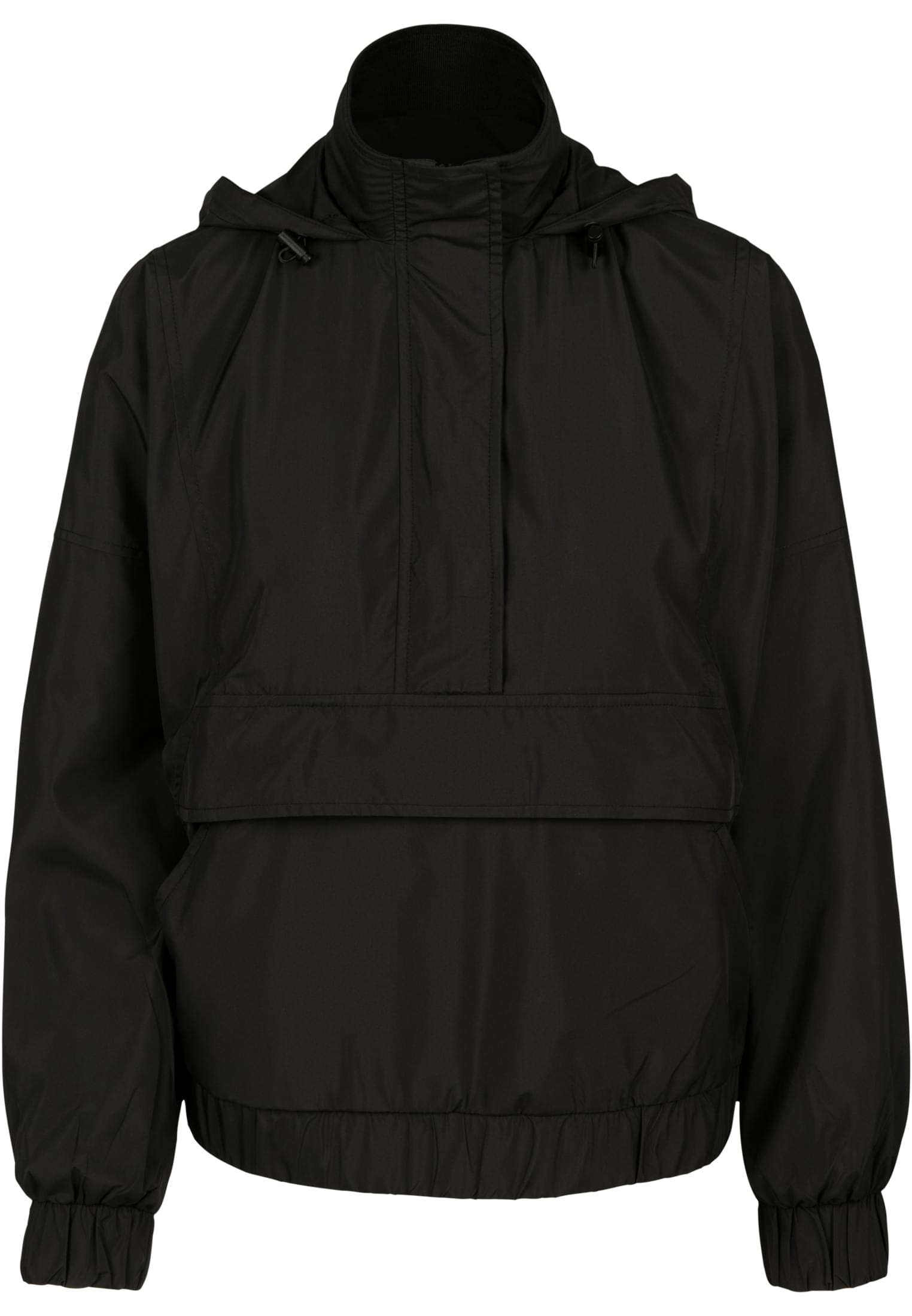 Ladies Panel Pull Over Jacket | black