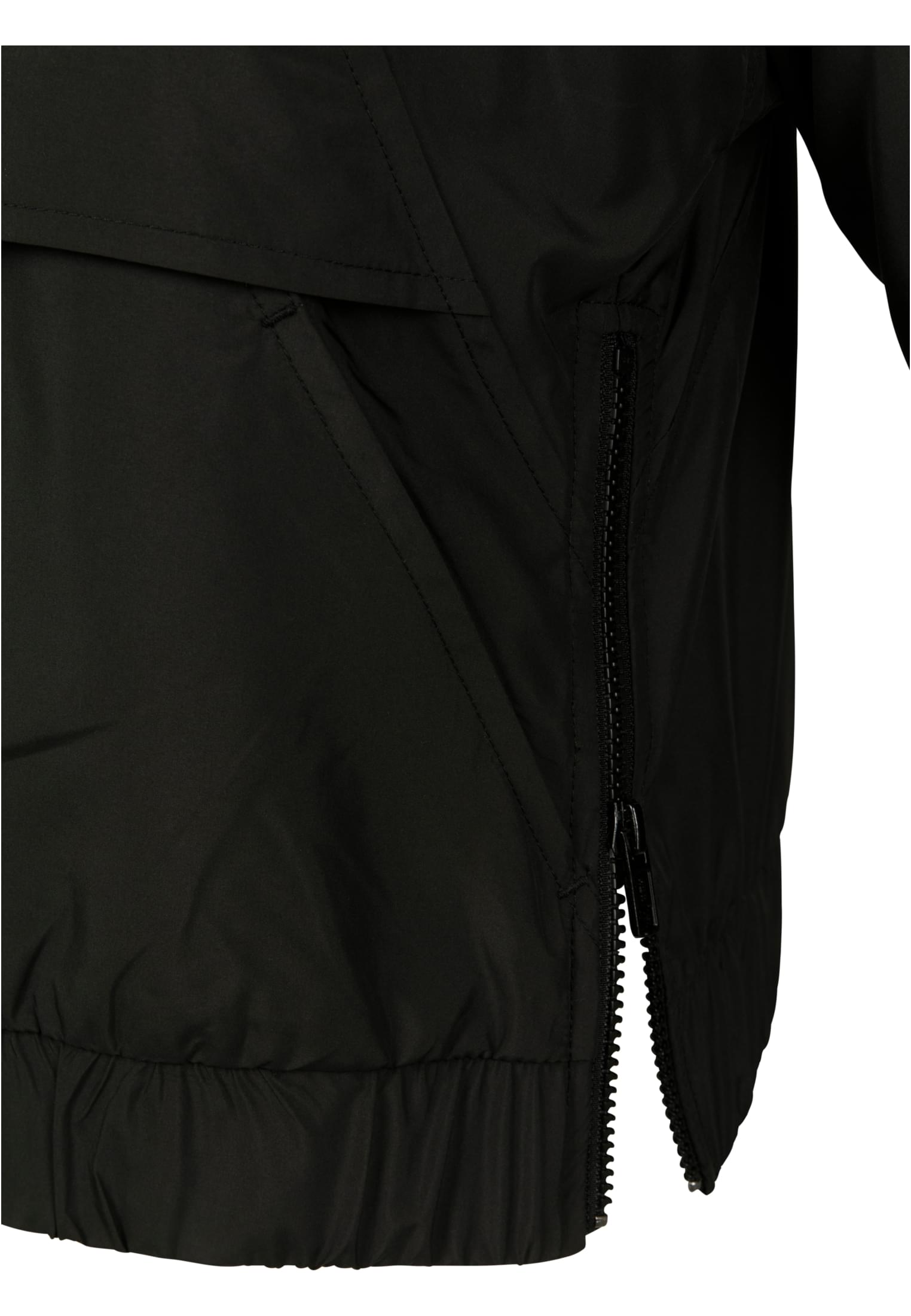 Ladies Panel Pull Over Jacket | black