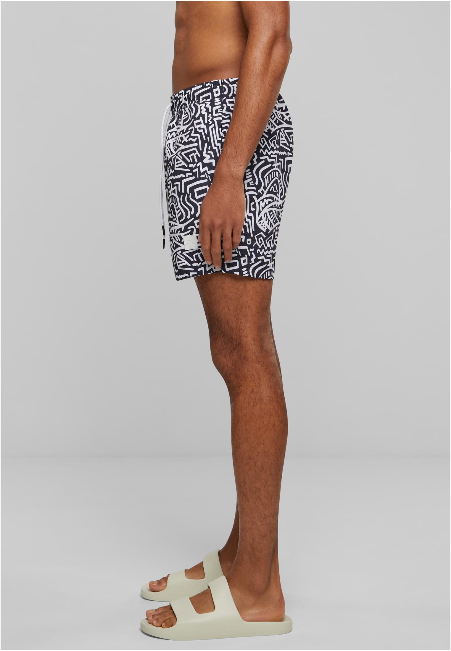 Pattern Swim Shorts Hell