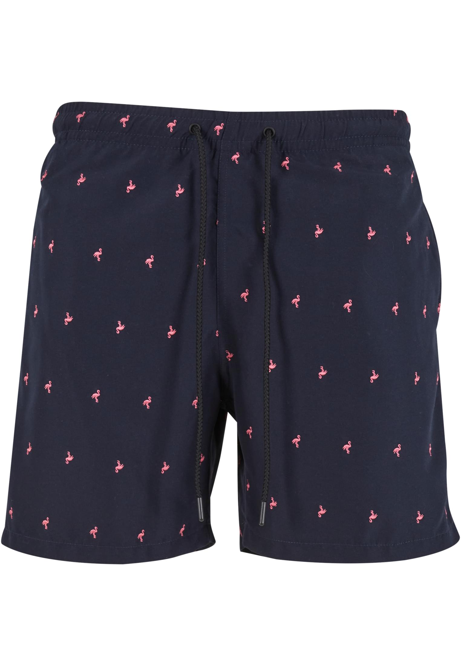 Embroidery Swim Shorts | midnightnavyflamingo