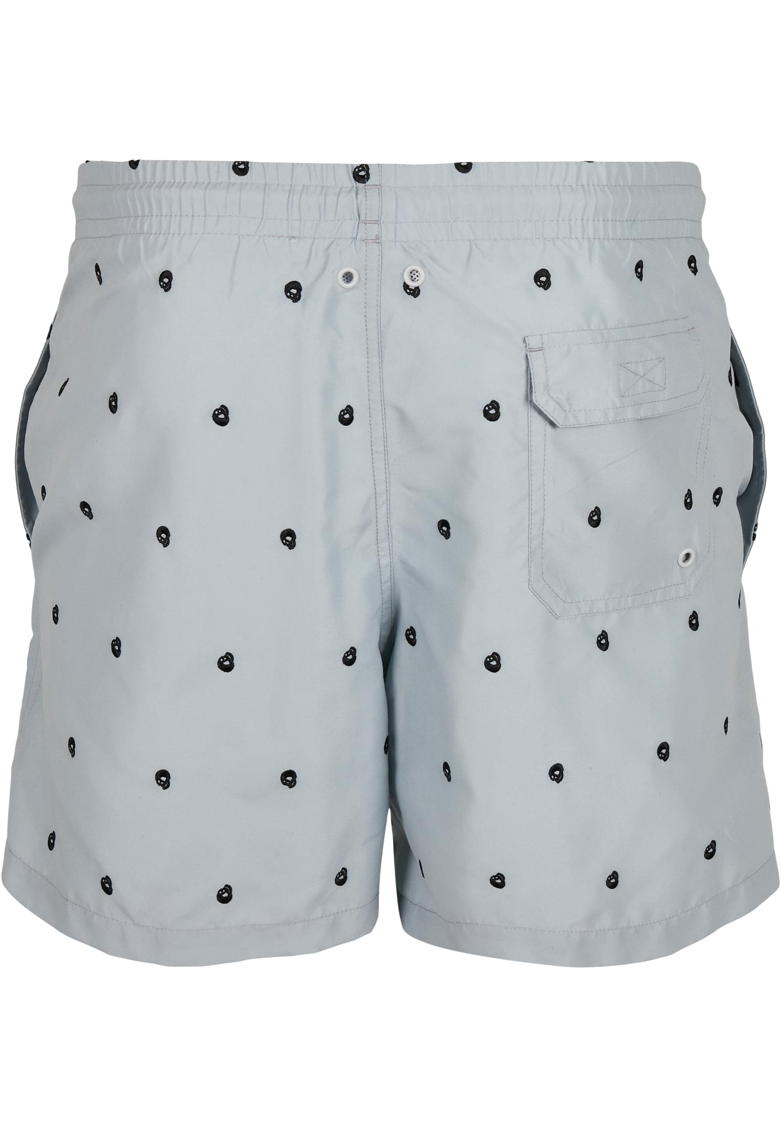 Embroidery Swim Shorts | skull/lightasphalt/black