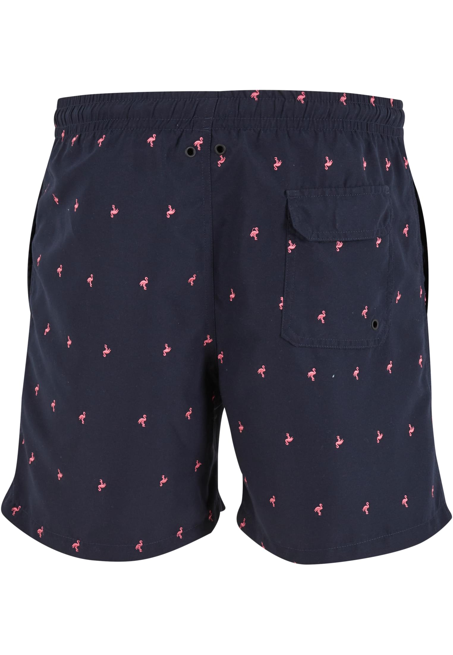 Embroidery Swim Shorts | midnightnavyflamingo