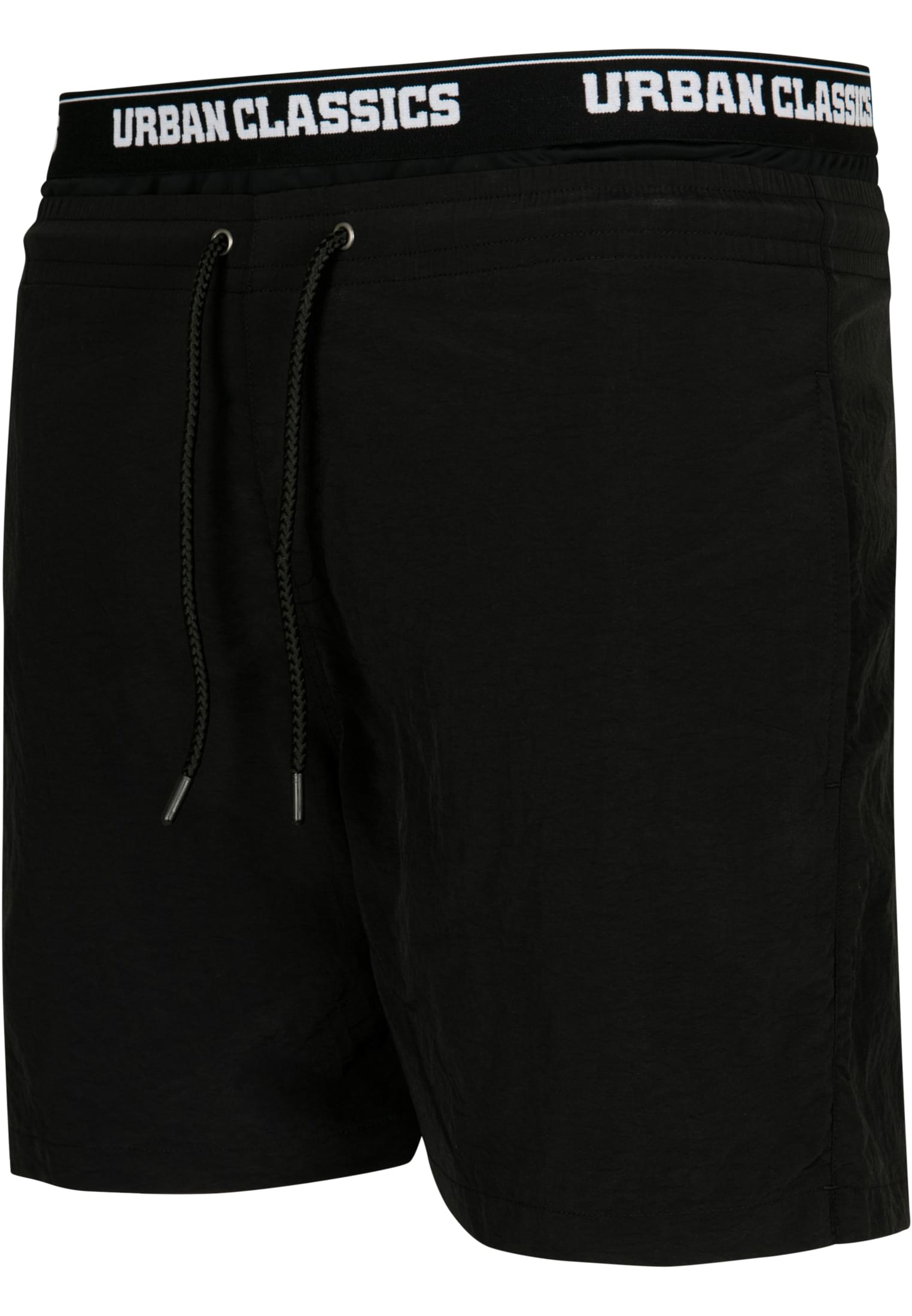 Two in One Swim Shorts | blk/blk/wht