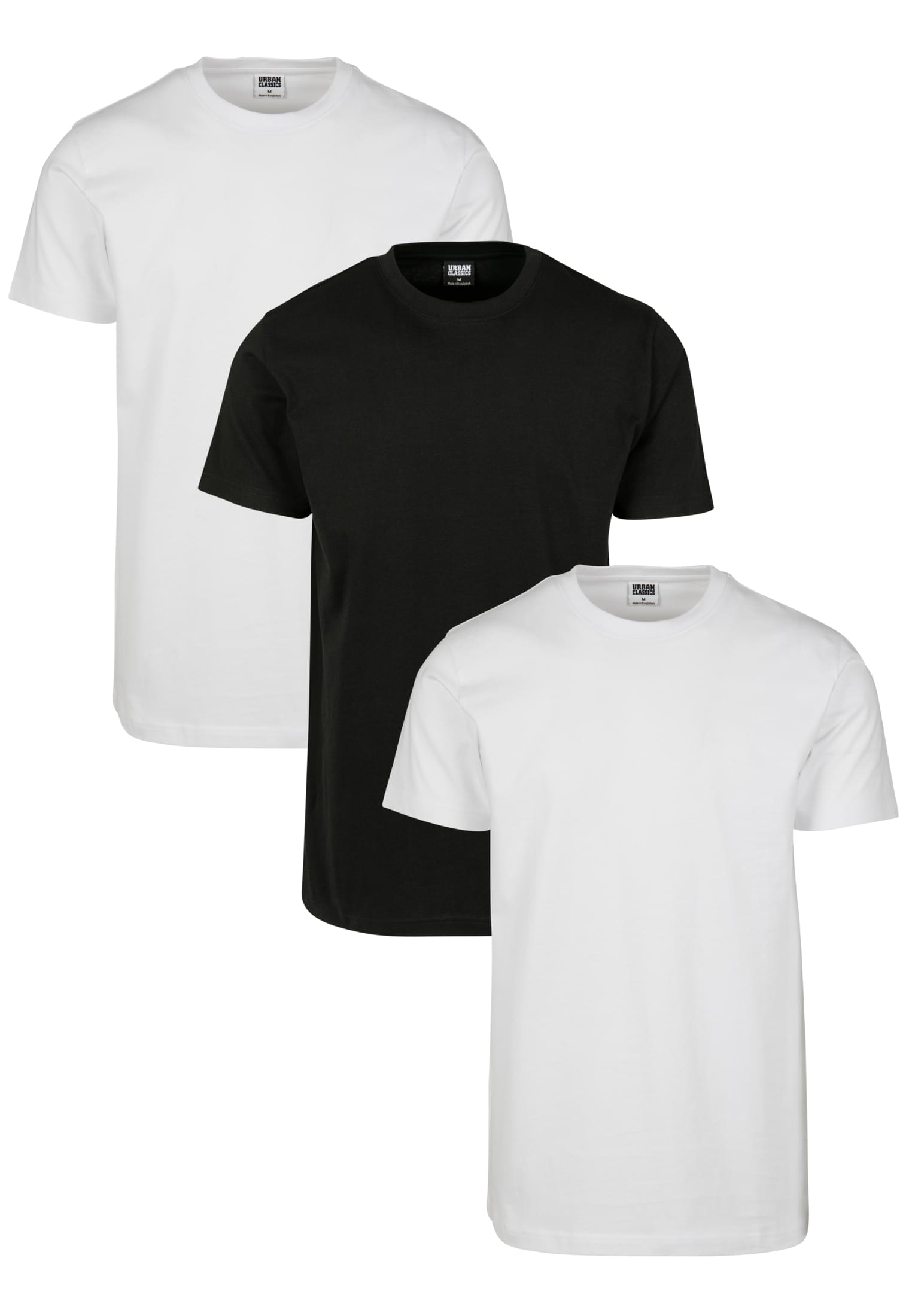 Basic Tee 3-Pack | white/white/black