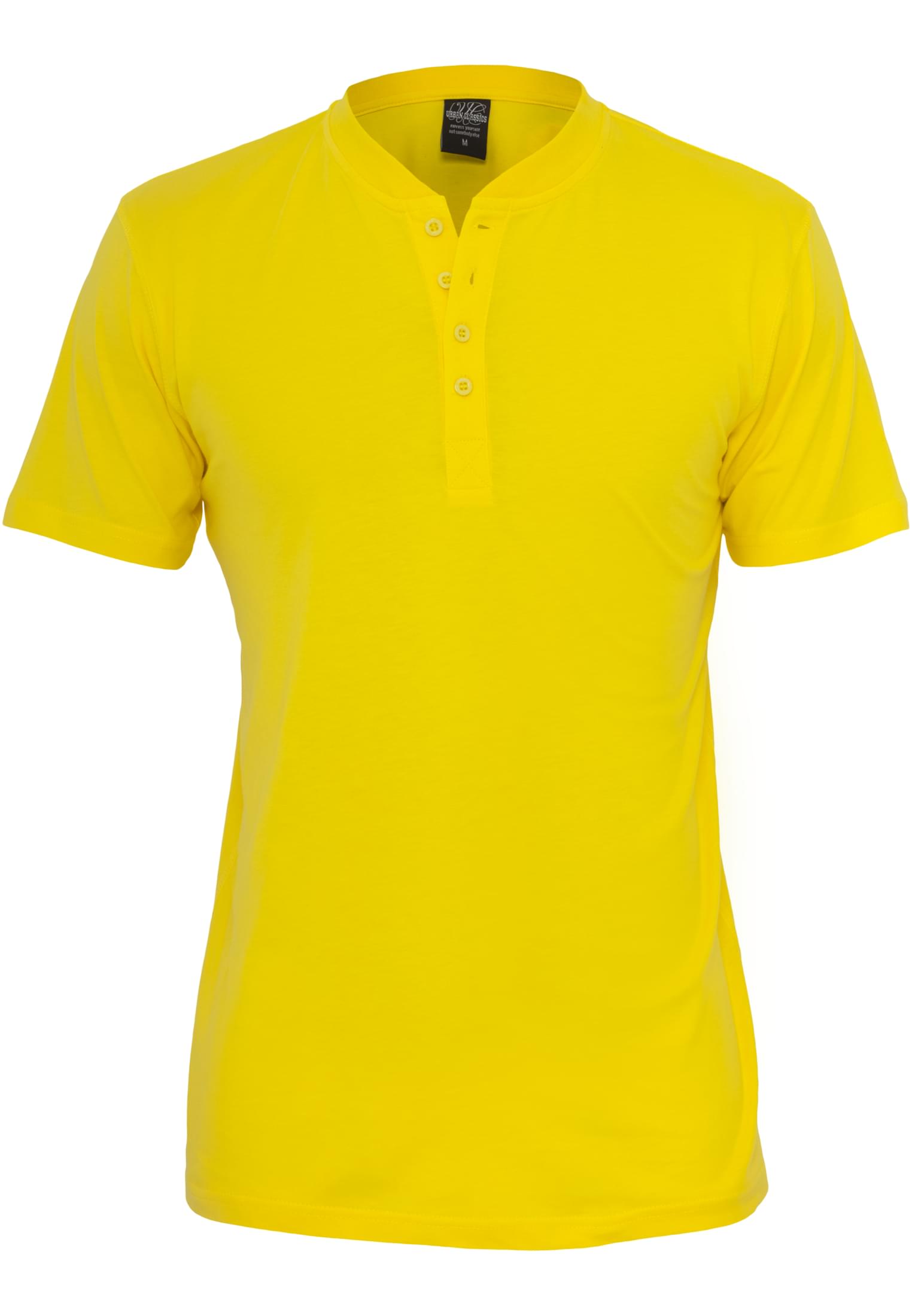 Basic Henley Tee | yellow