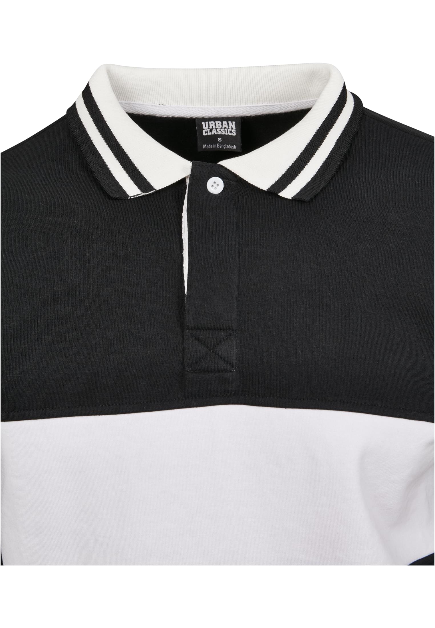 Rugby Panel Shirt | black/white