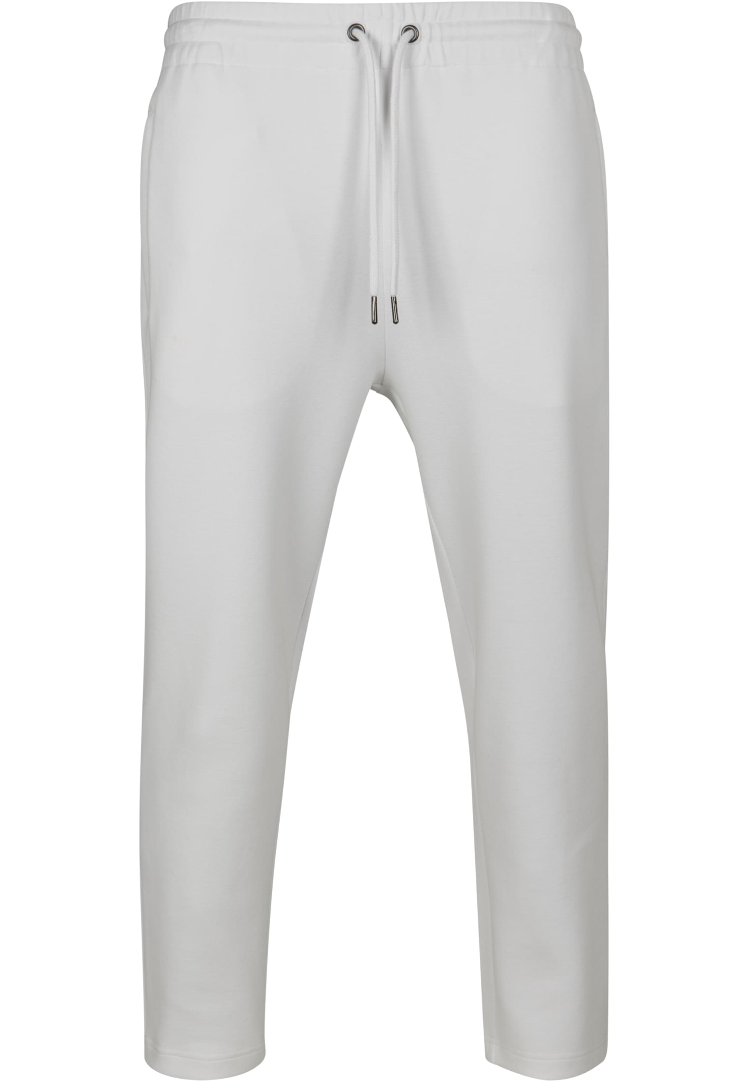 Cropped Heavy Pique Pants | white