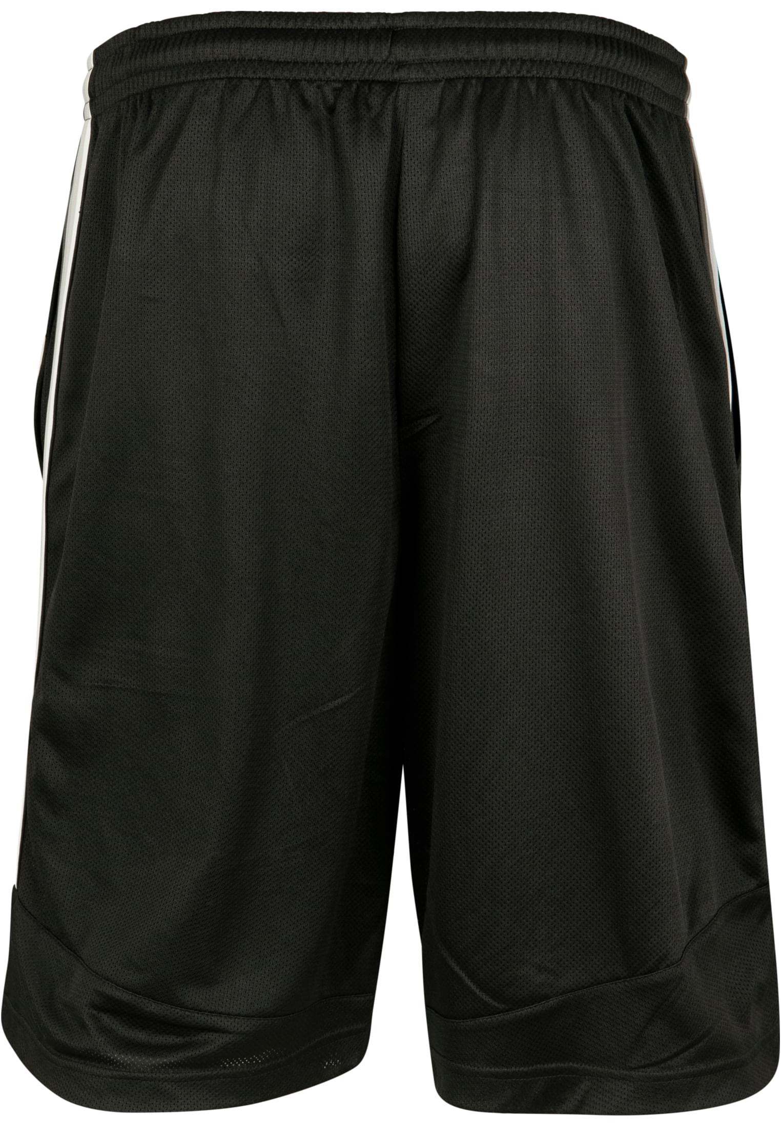 Side Taped Mesh Shorts | blk/gry