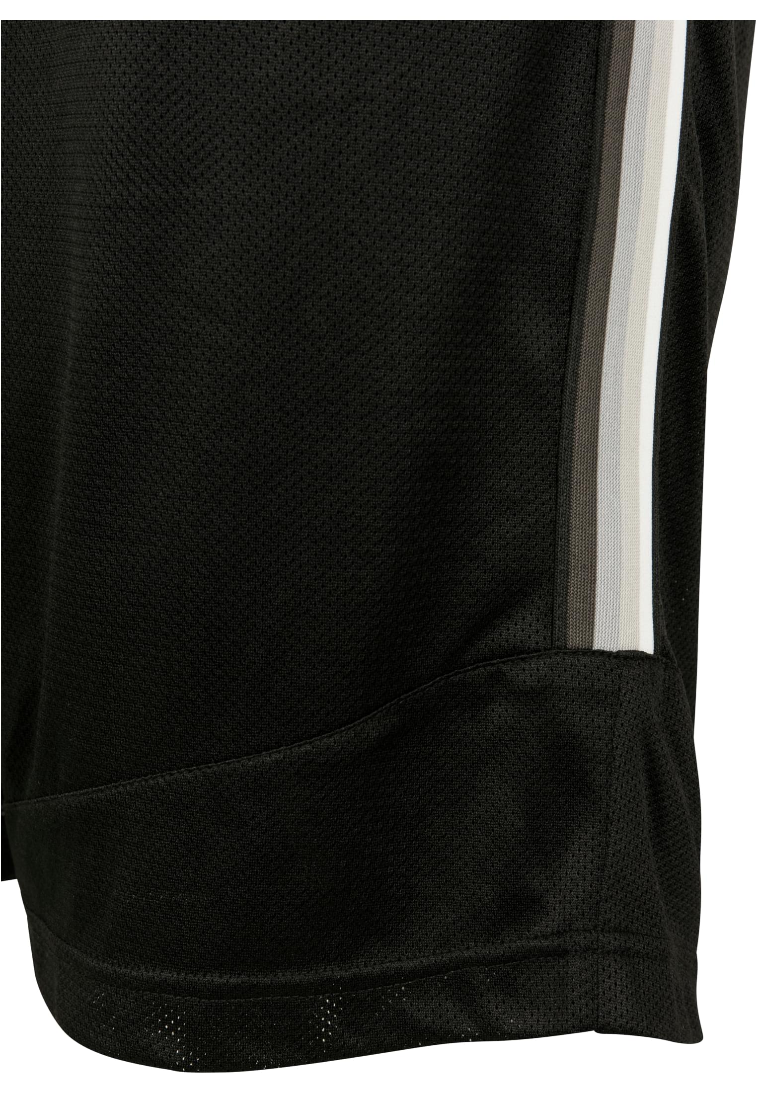 Side Taped Mesh Shorts | blk/gry