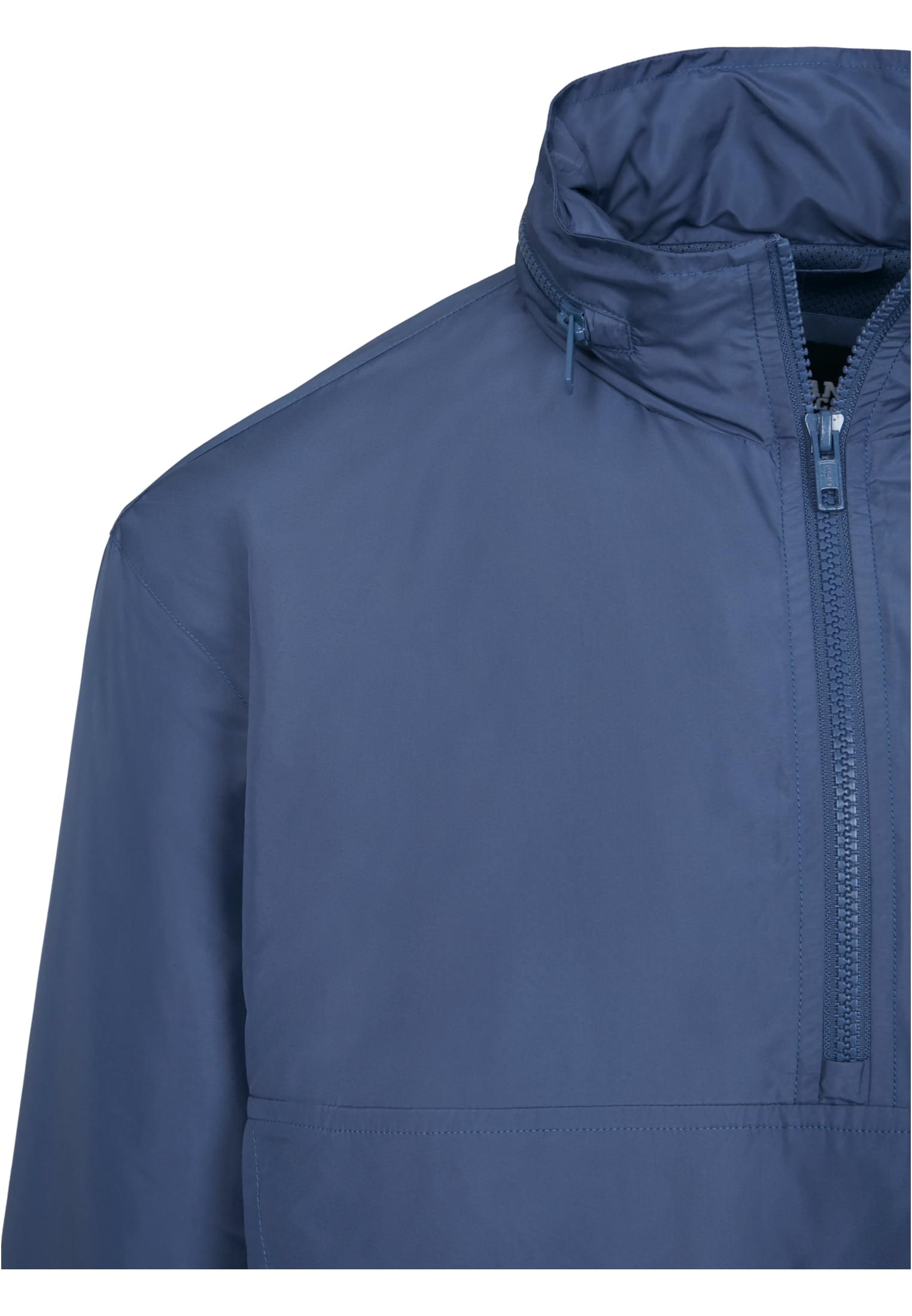 Hidden Hood Pull Over Jacket | vintageblue