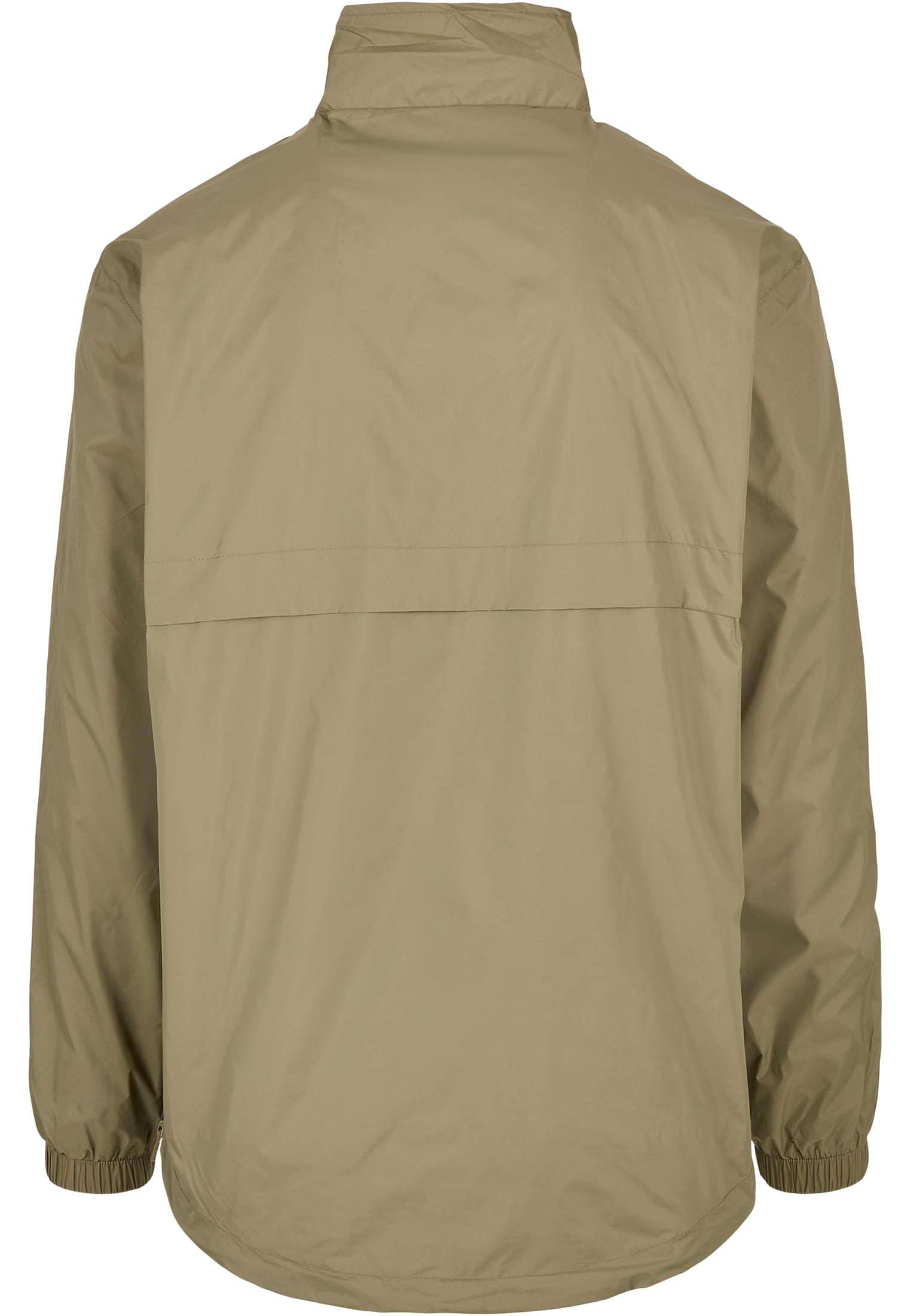 Stand Up Collar Pull Over Jacket | khaki