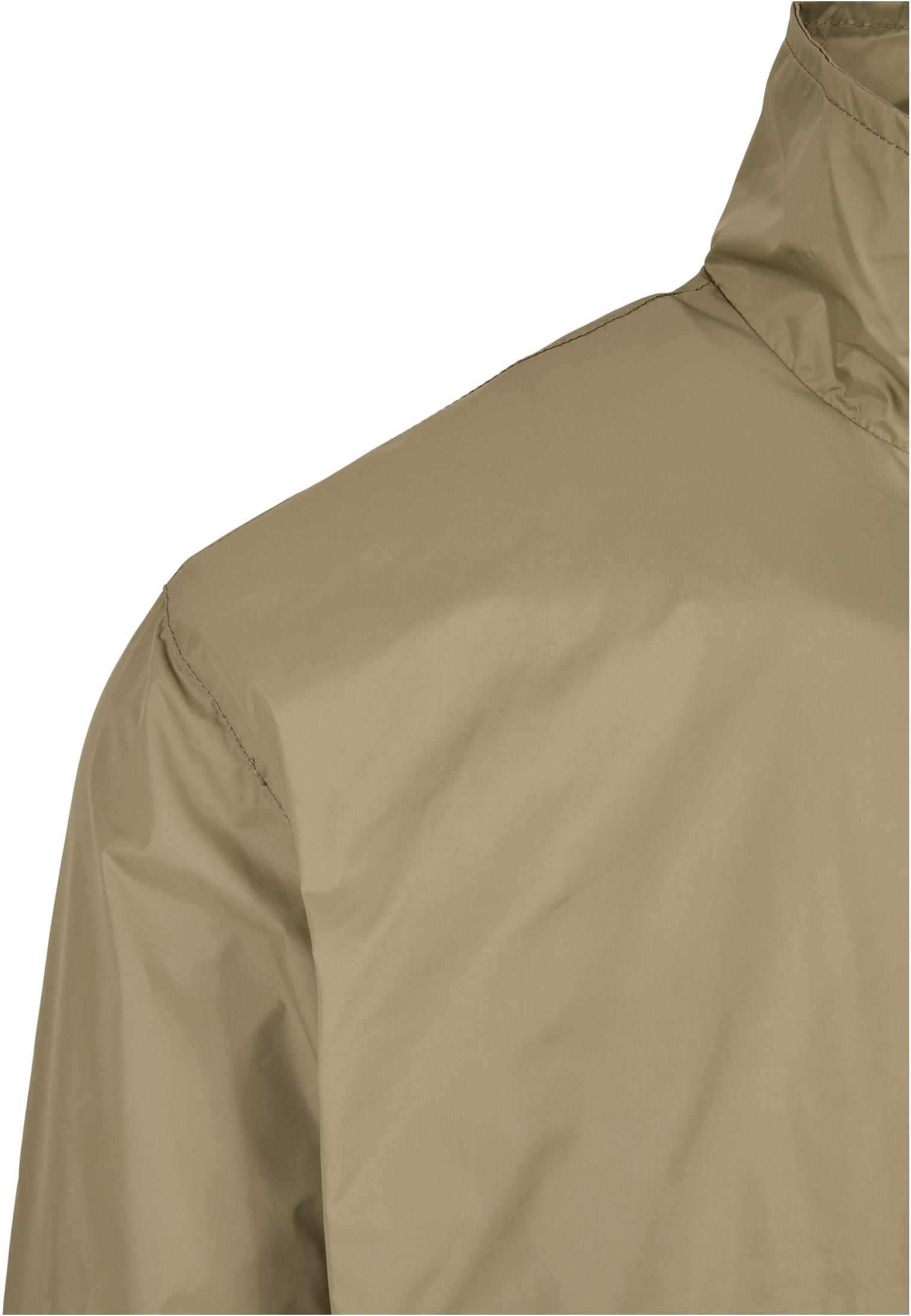 Stand Up Collar Pull Over Jacket | khaki