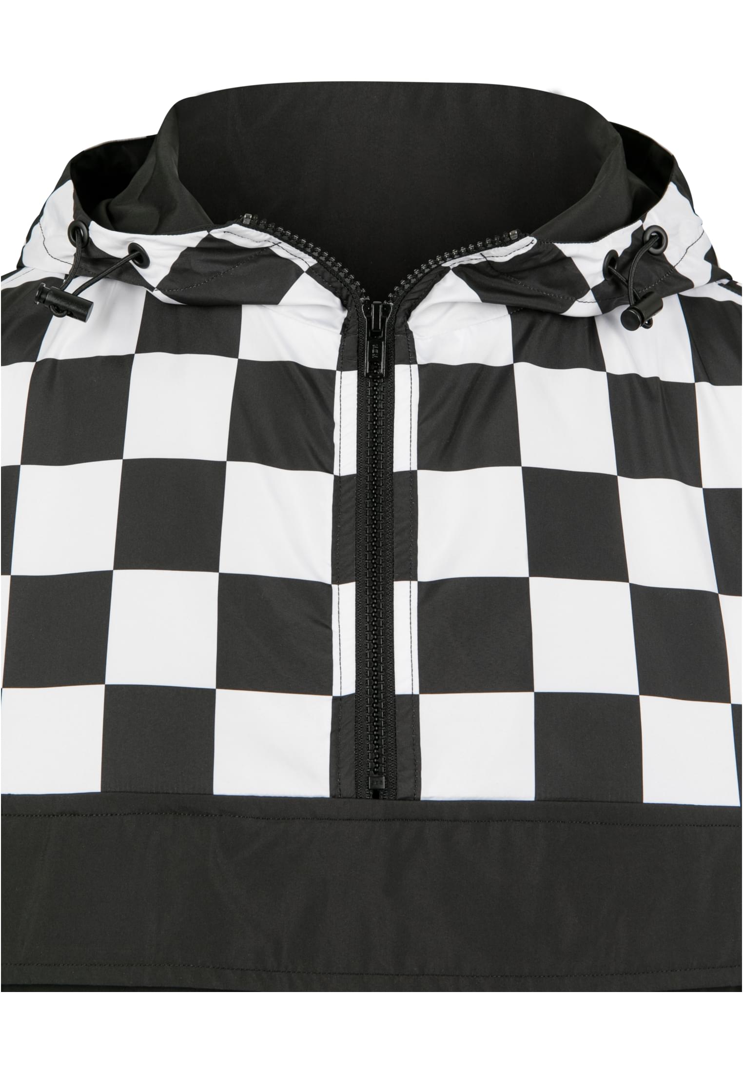 Check Pull Over Jacket | blk/chess