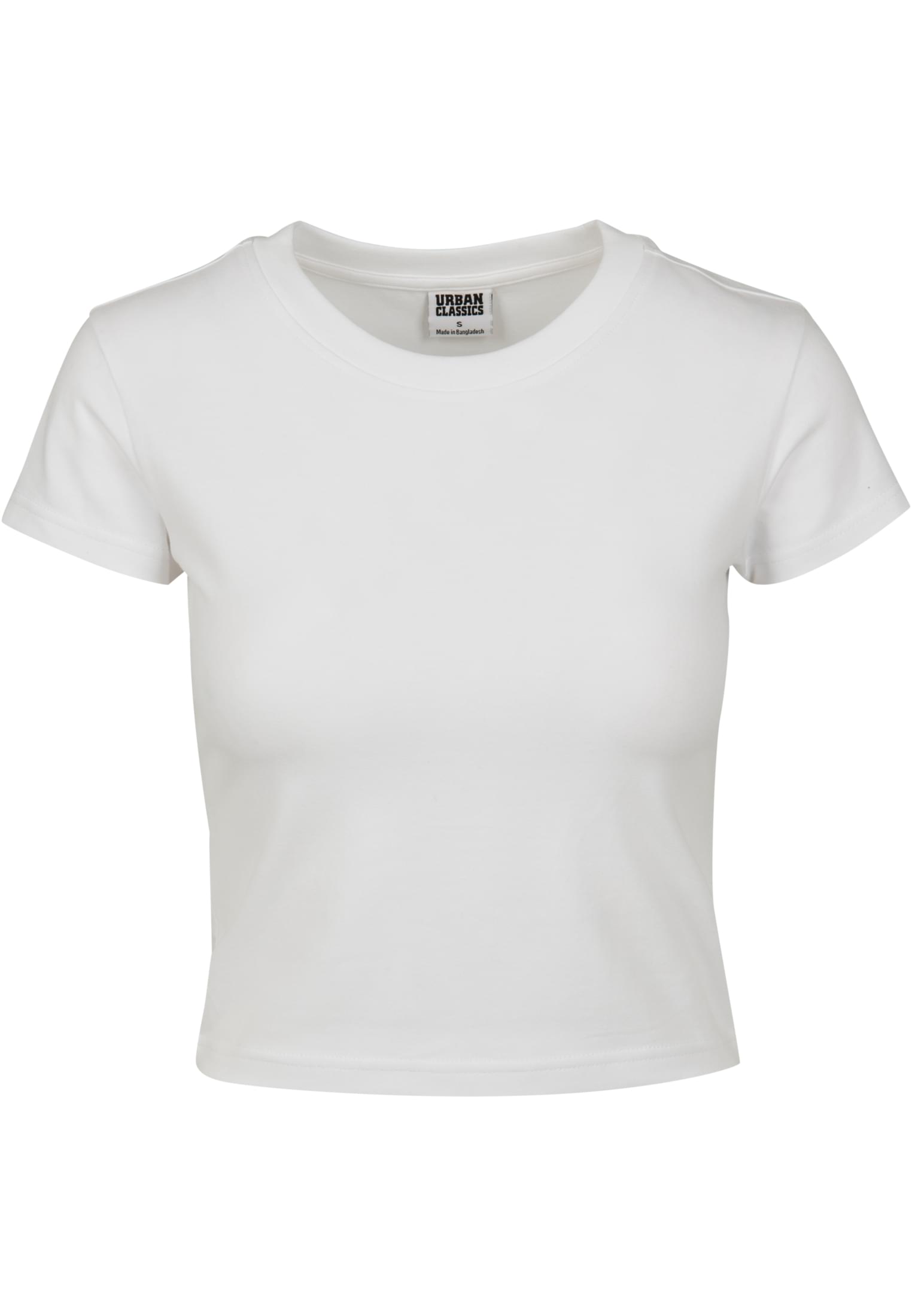 Ladies Stretch Jersey Cropped Tee 2-Pack | white+black