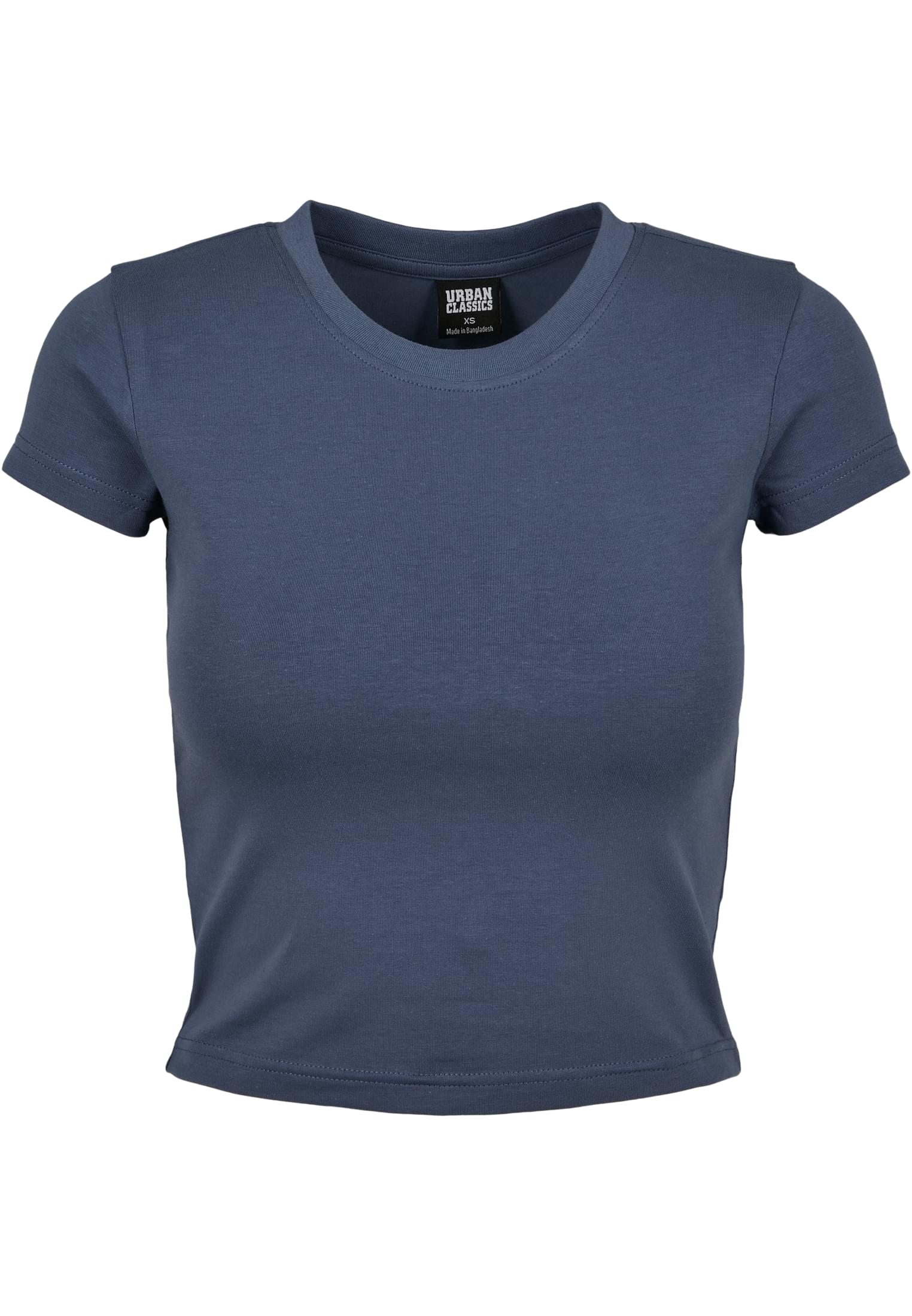 Ladies Stretch Jersey Cropped Tee | vintageblue