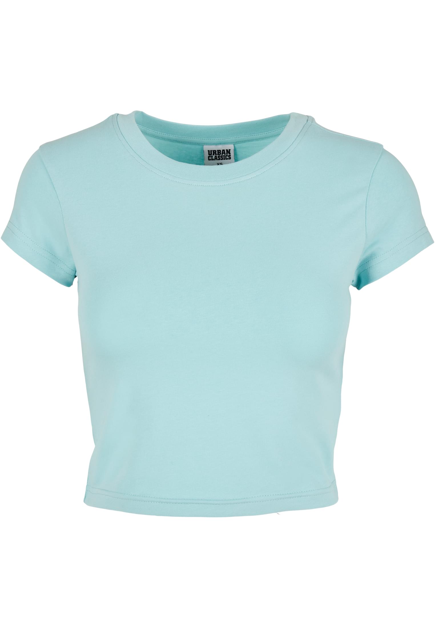 Ladies Stretch Jersey Cropped Tee | seablue