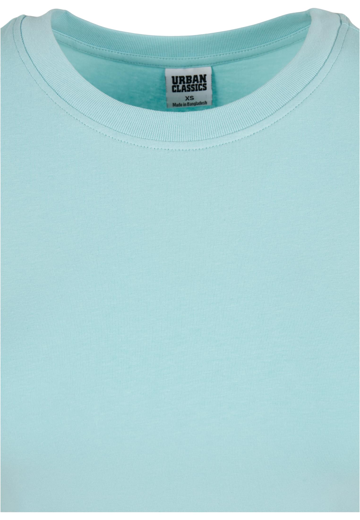 Ladies Stretch Jersey Cropped Tee | seablue