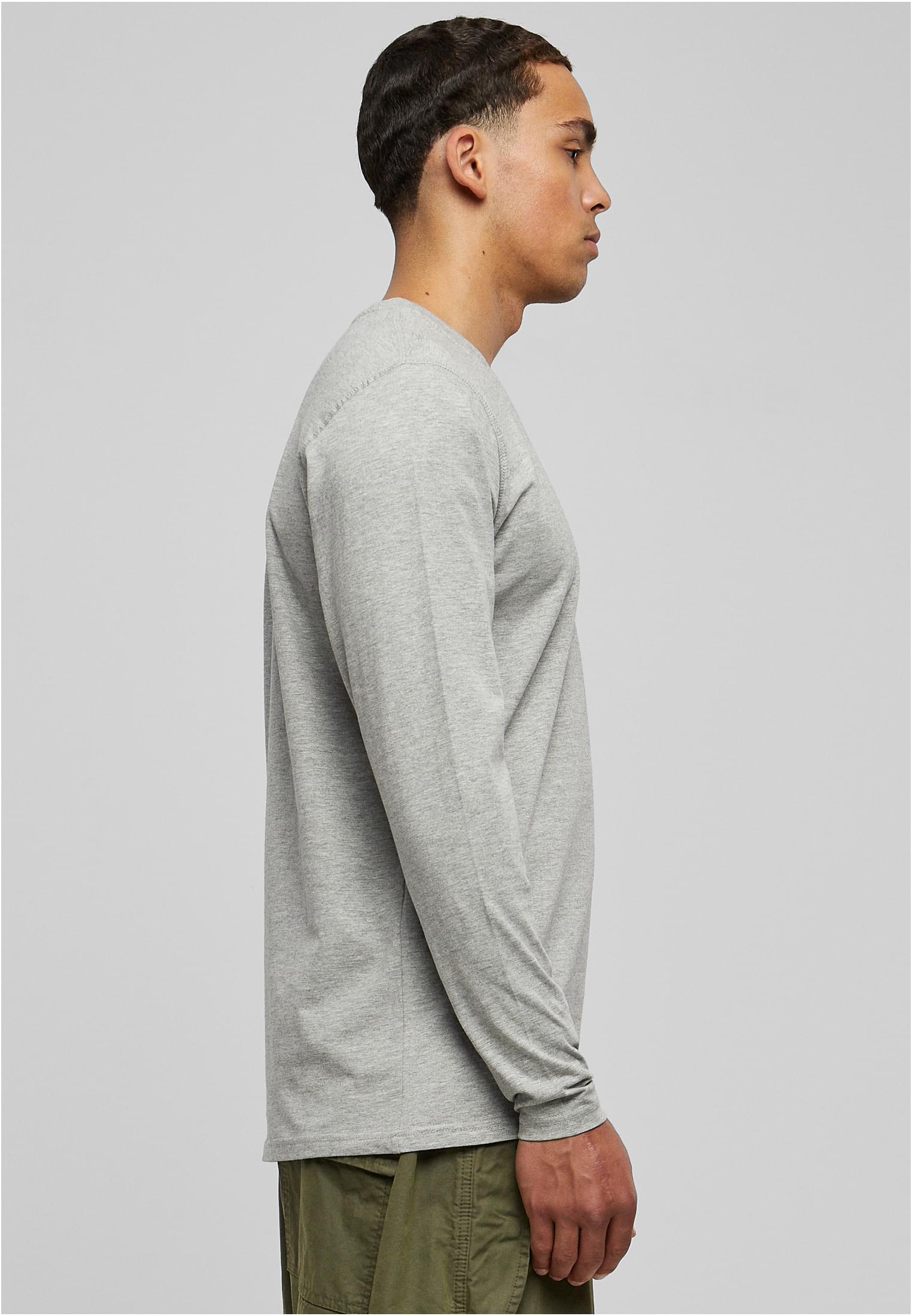 Basic Henley L/S Tee | grey