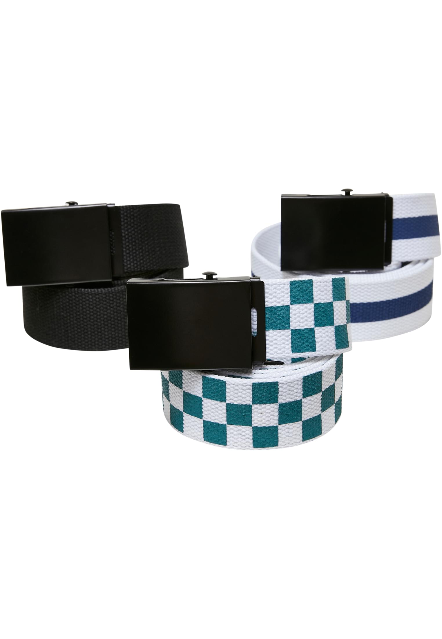 Belts Trio | black/jasper/spaceblue