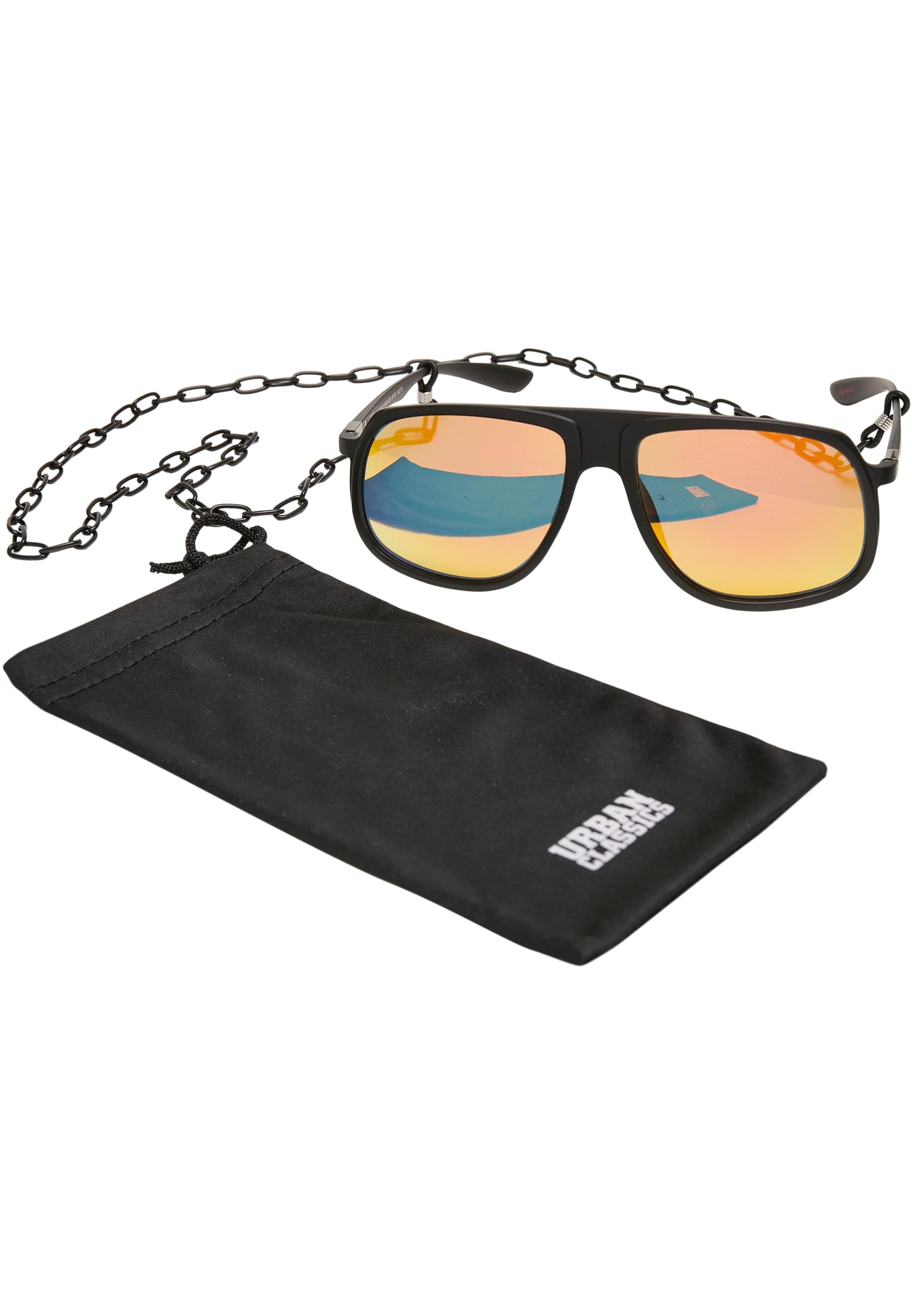 107 Chain Sunglasses Retro | blk/yellow