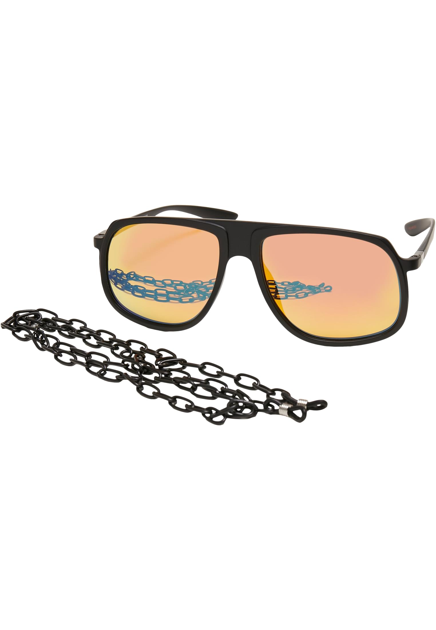 107 Chain Sunglasses Retro | blk/yellow