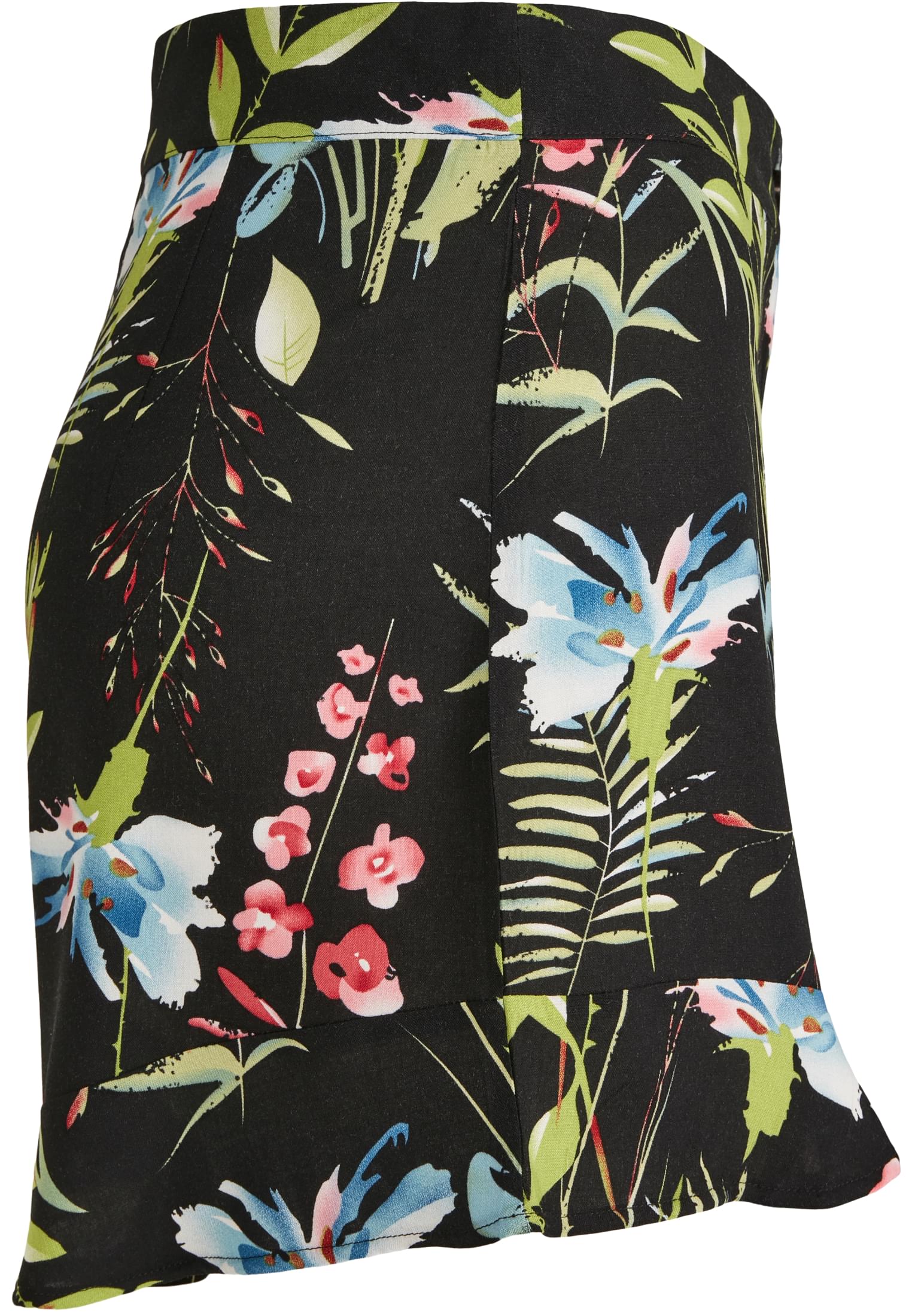 Ladies Resort Shorts | black flower