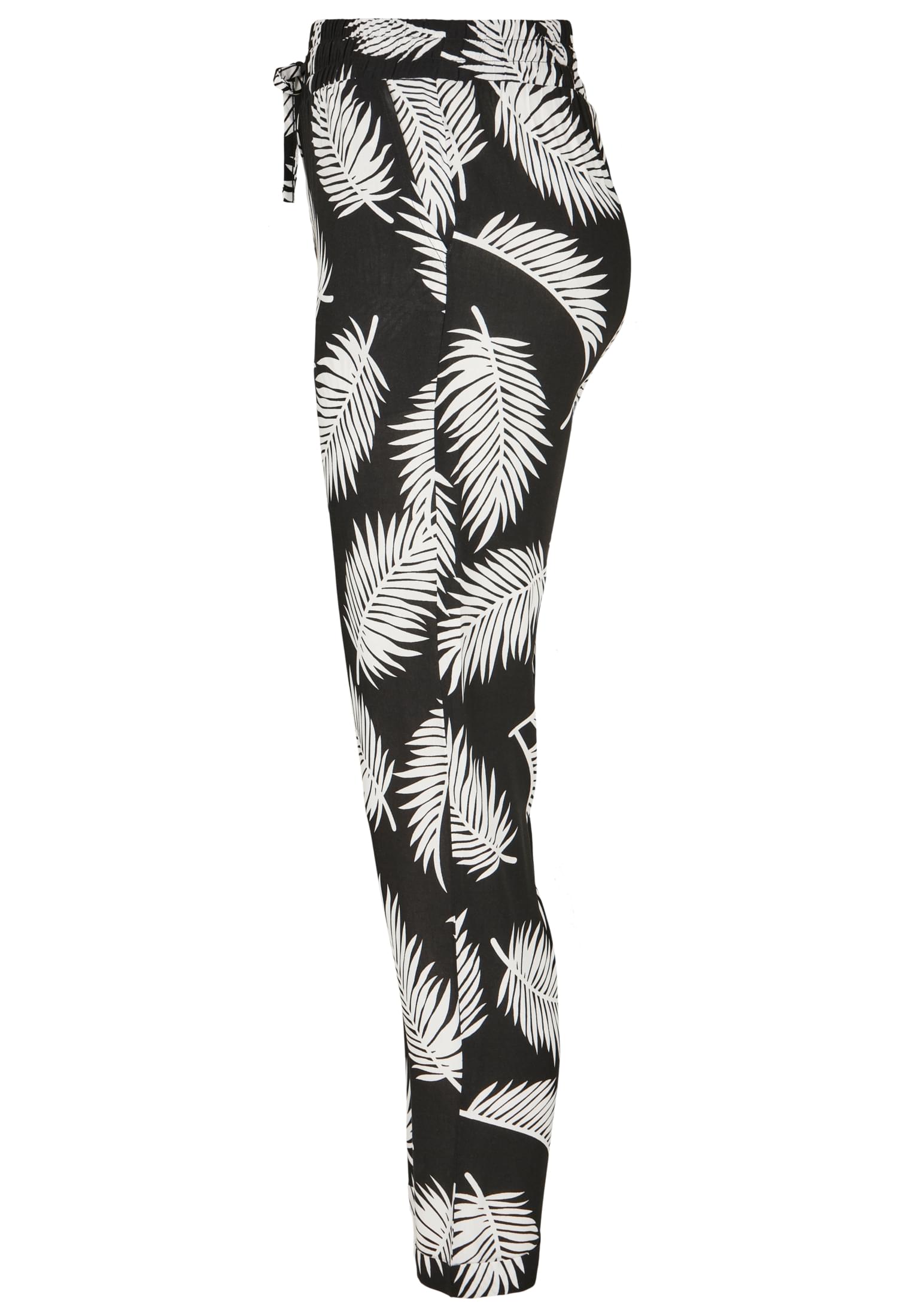 Ladies Elastic Waist AOP Pants | frond