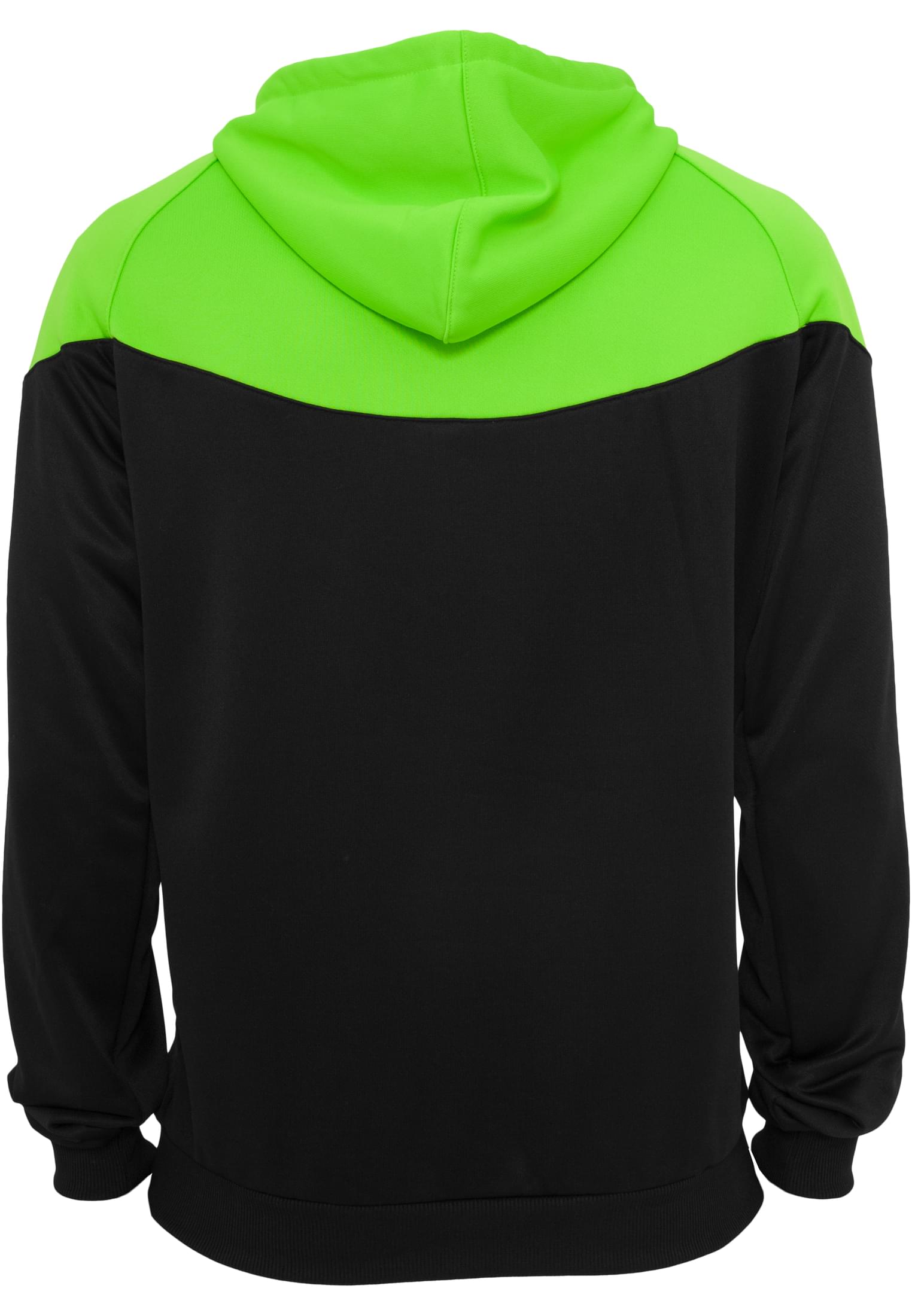 Neon Arrow Zip Hoody | blk/grn