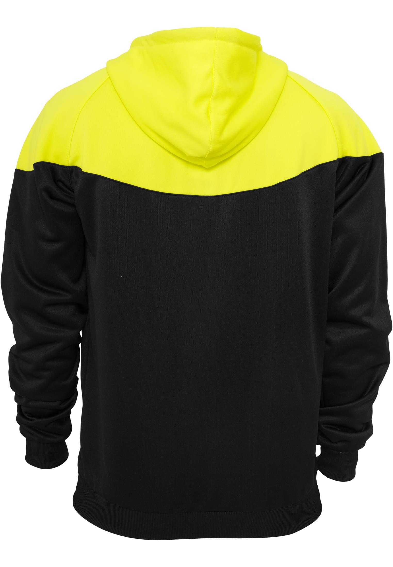 Neon Arrow Zip Hoody | blk/yel