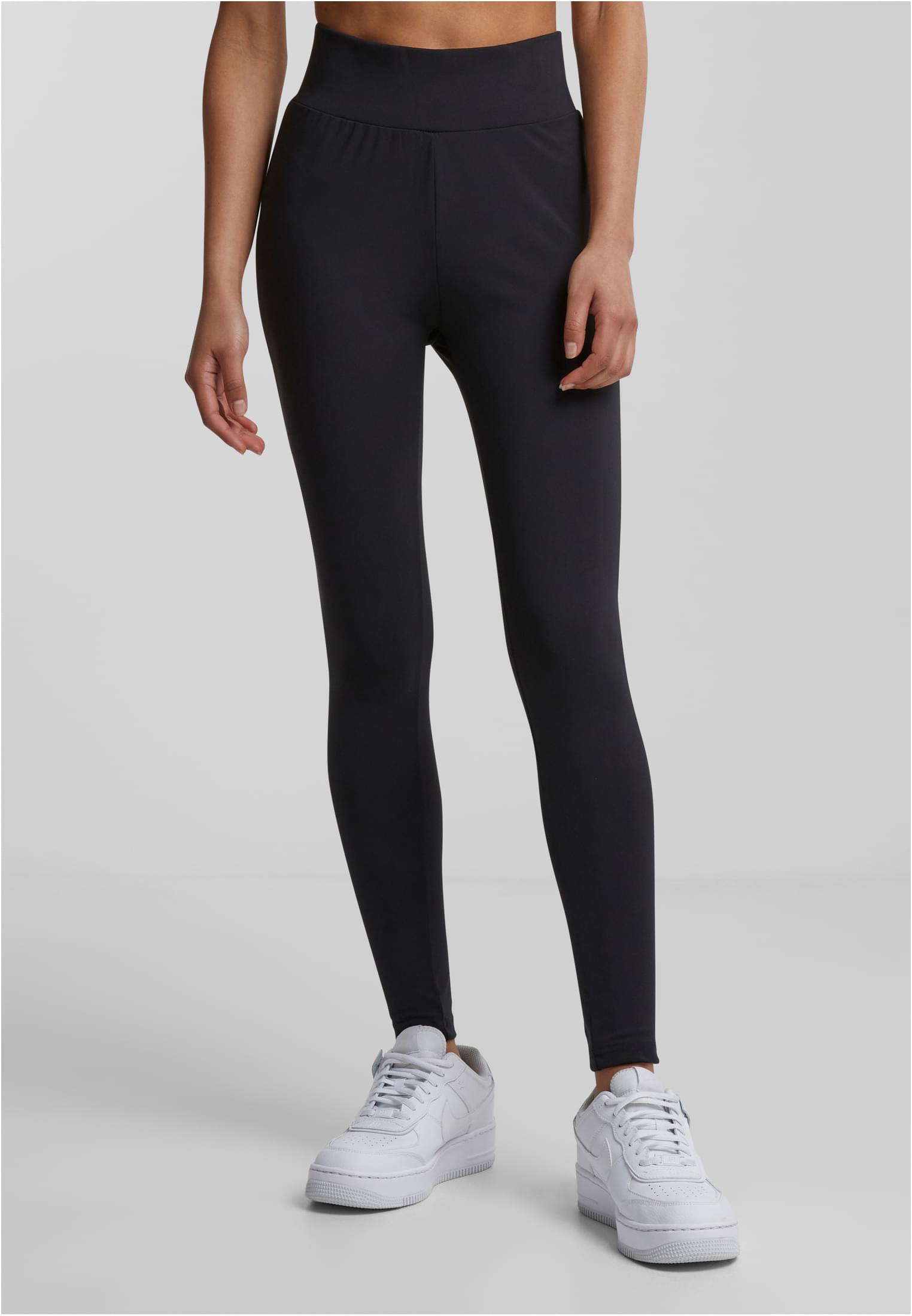 Ladies High Waist Leggings | black