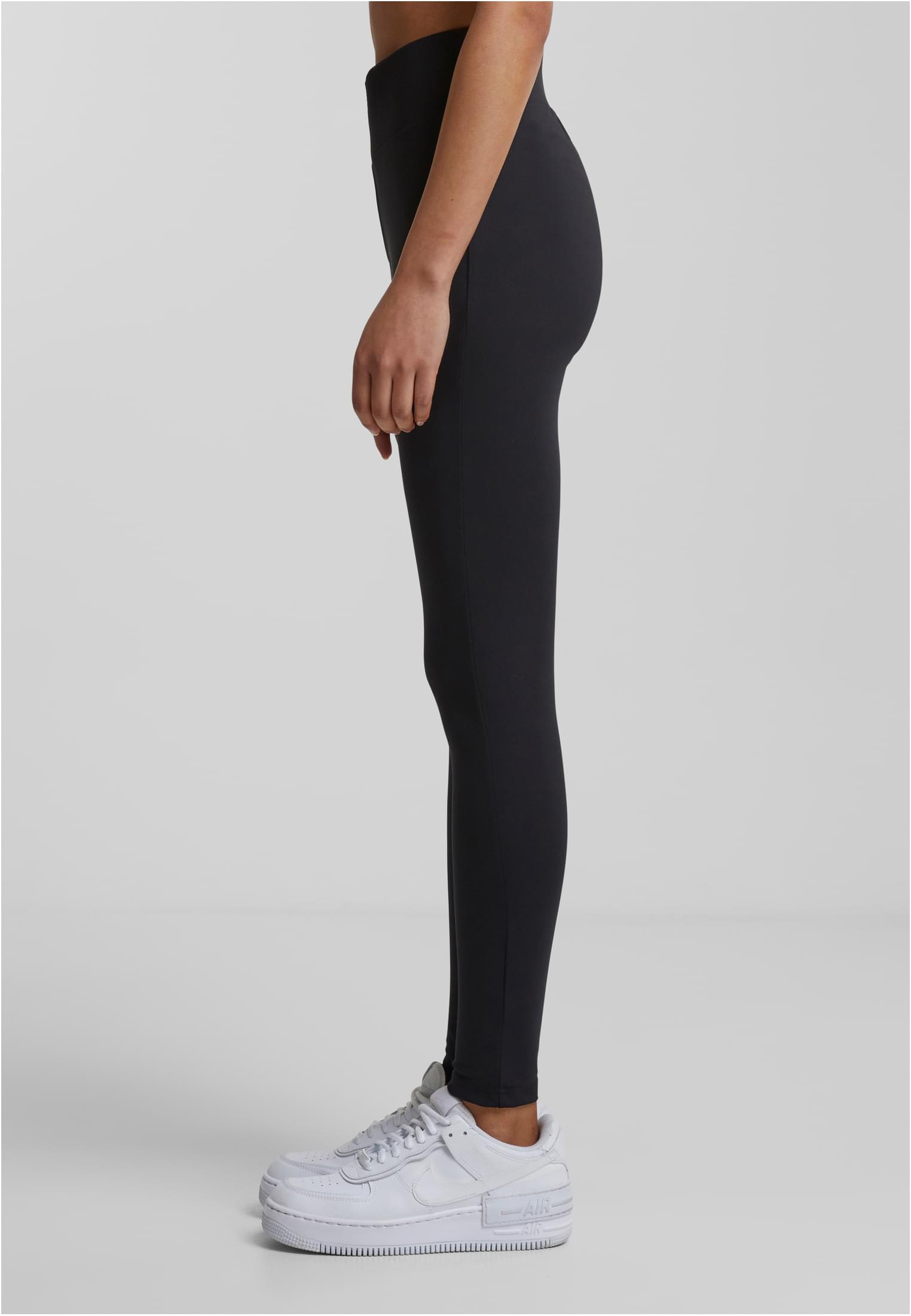 Ladies High Waist Leggings | black