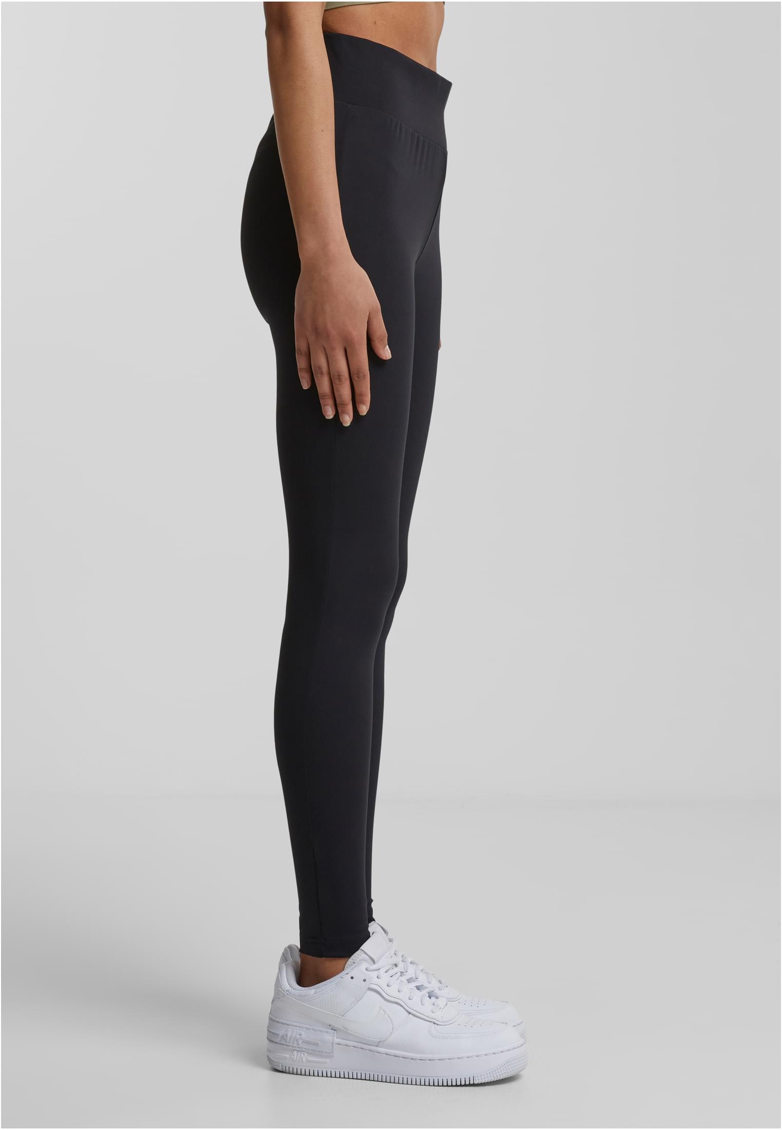 Ladies High Waist Leggings | black