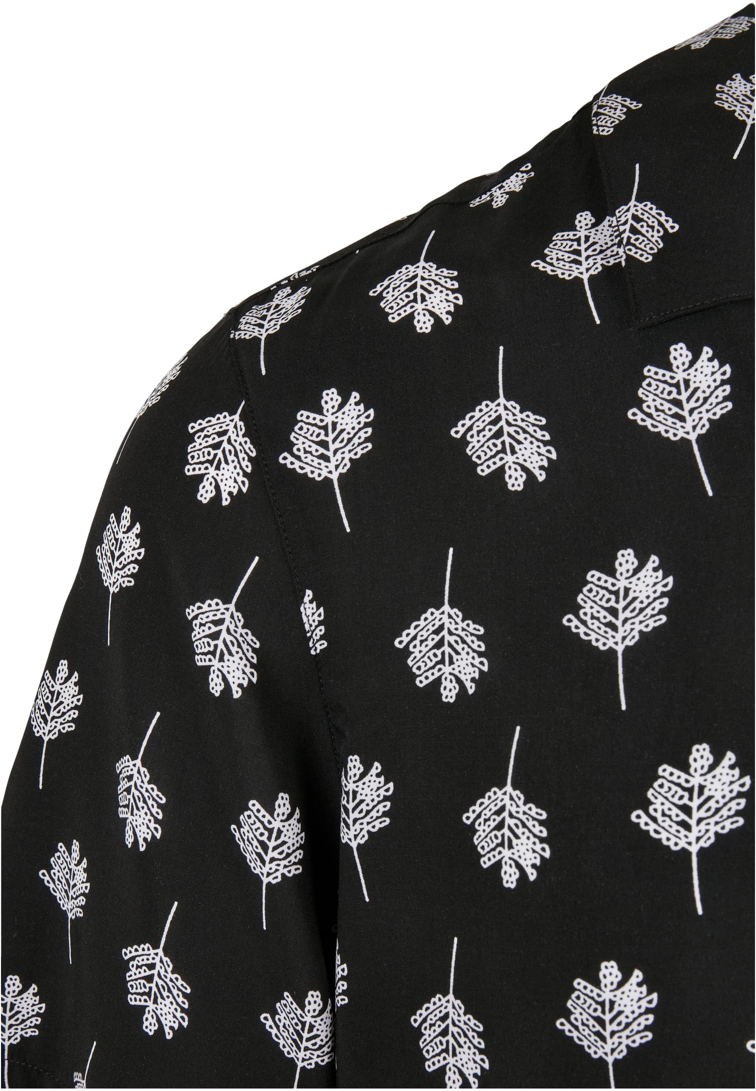 Viscose Resort Shirt | black blossom