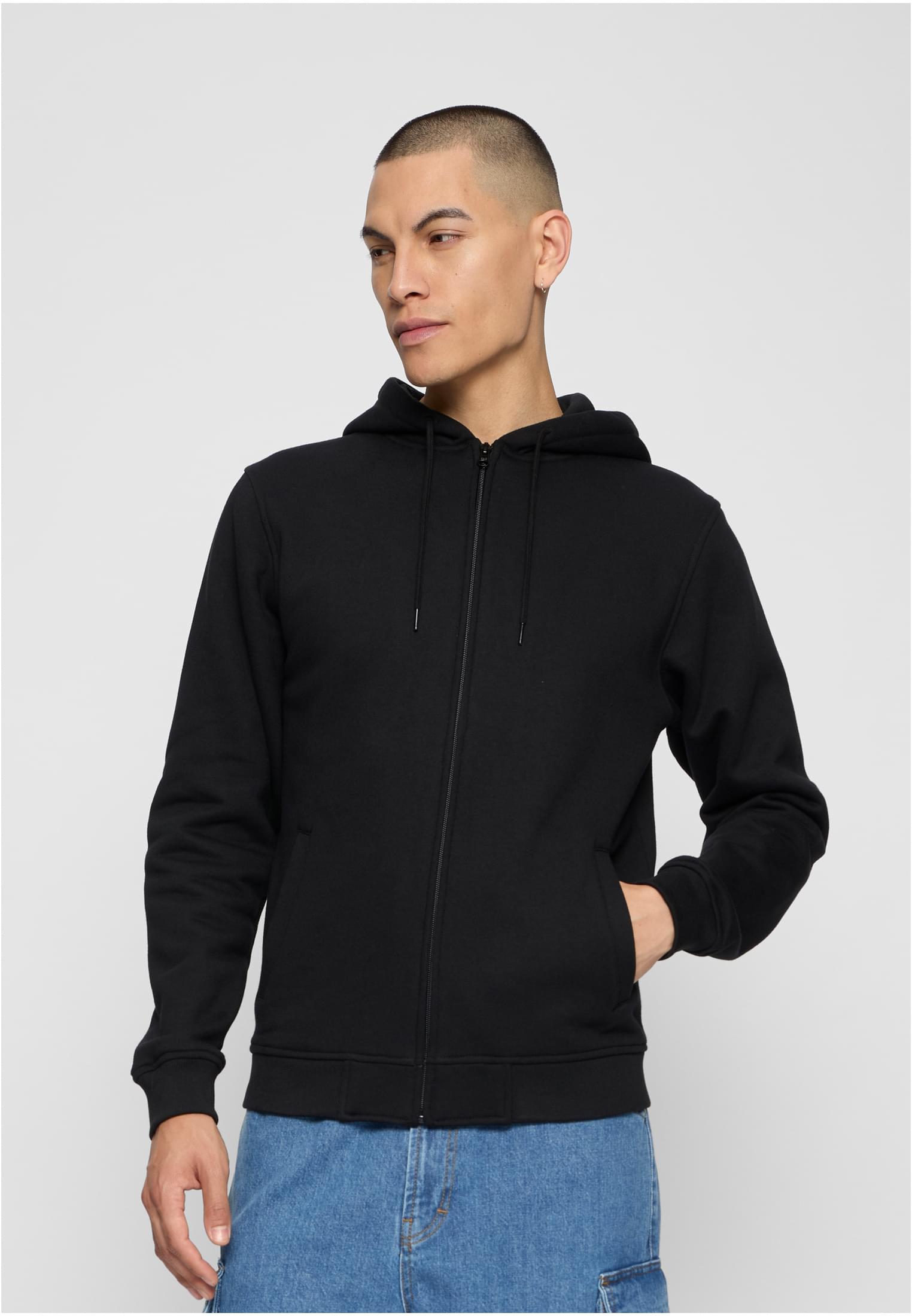 2-tone Zip Hoody | blk/blk