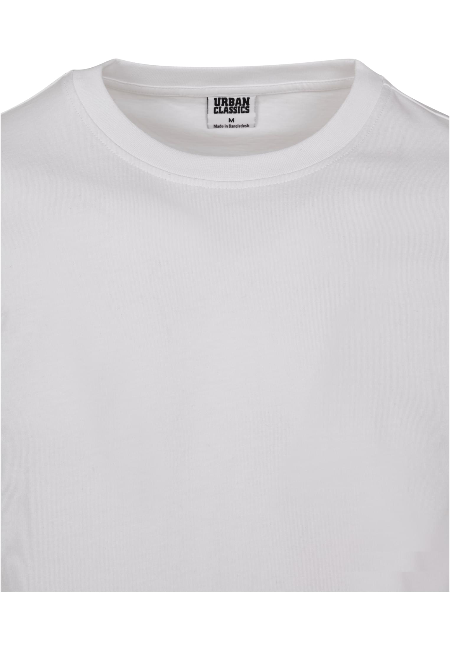 Short Shaped Turn Up Tee | white