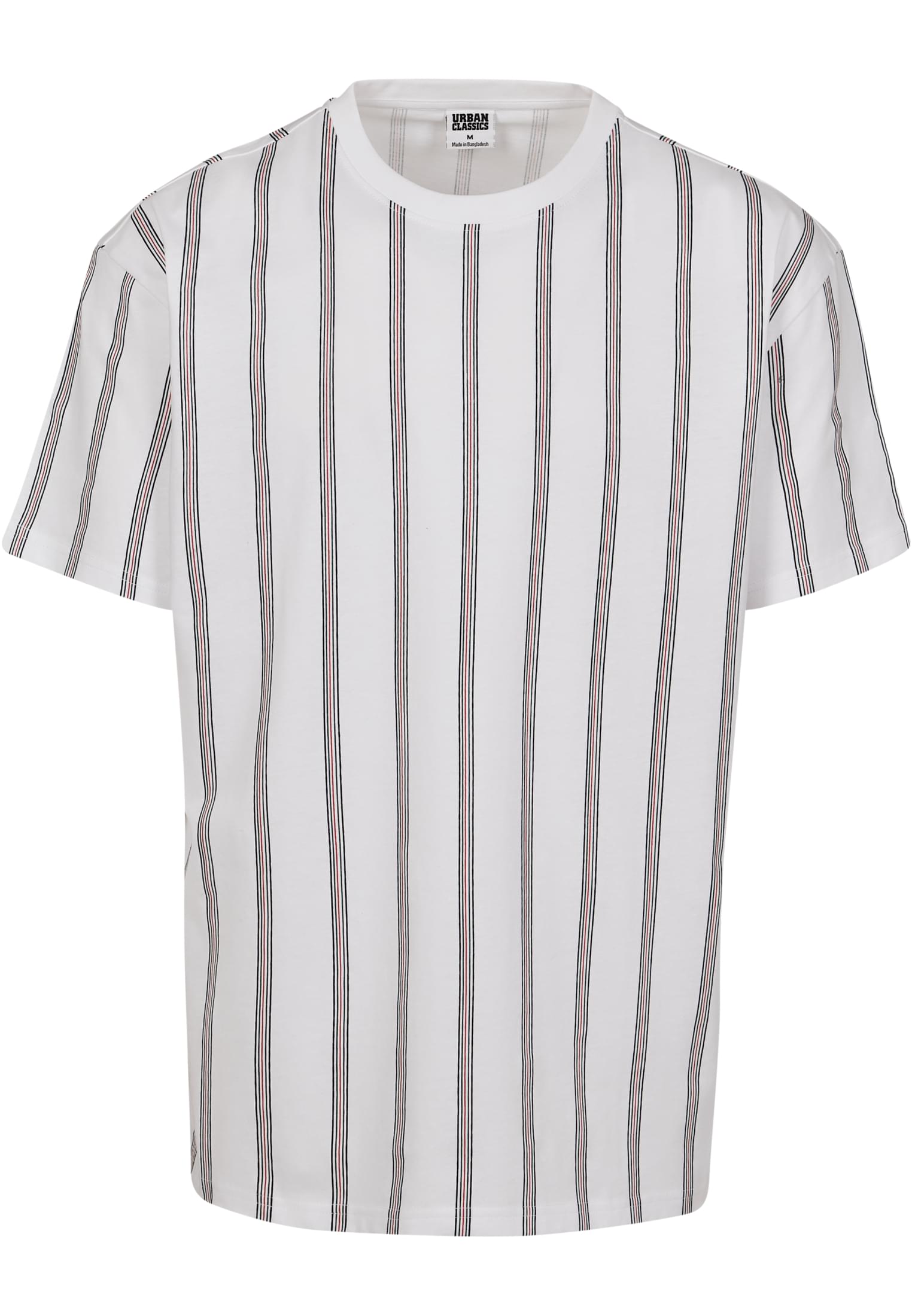 Heavy Oversized AOP Stripe Tee | white/navy