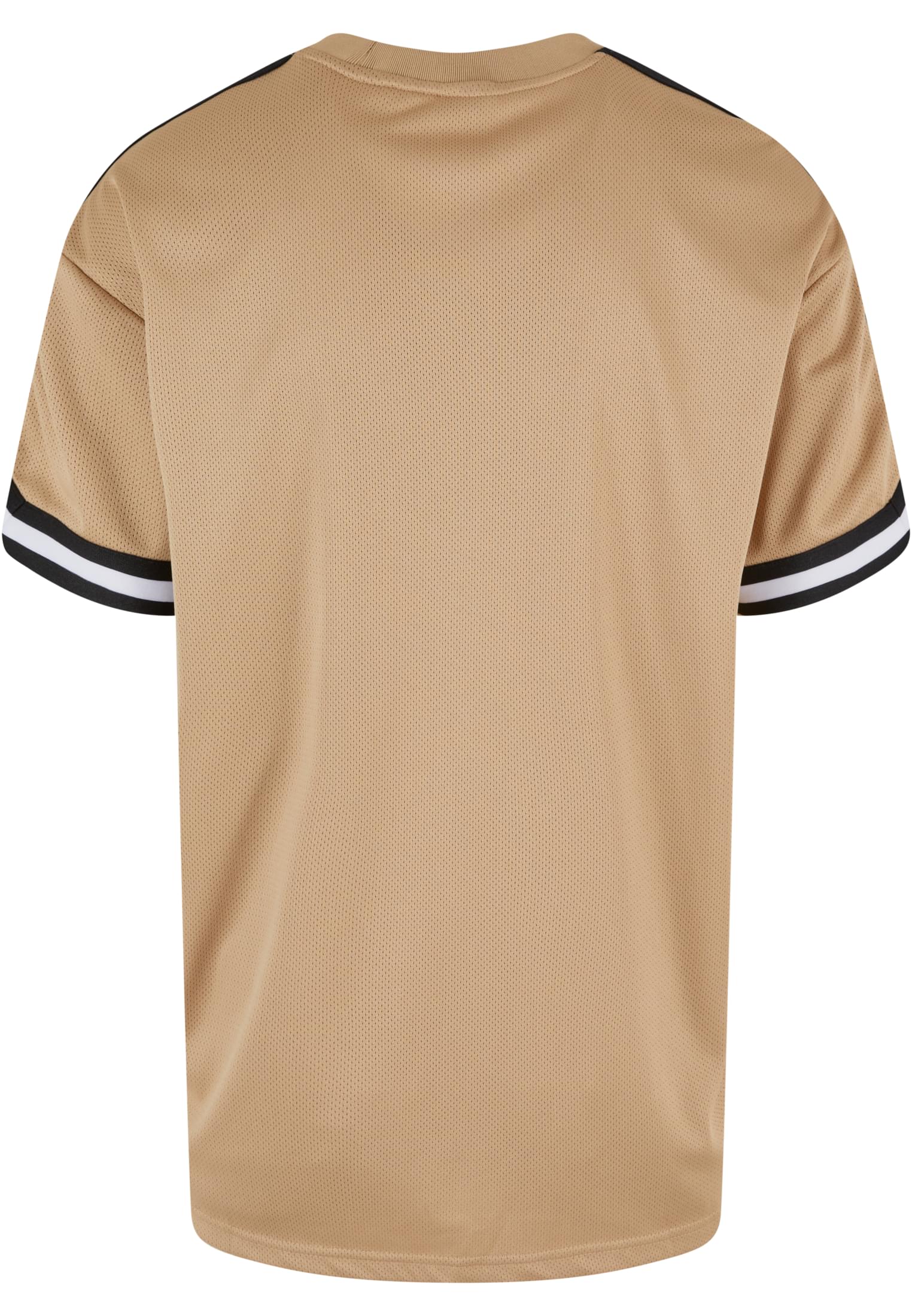 Oversized Stripes Mesh Tee | unionbeige