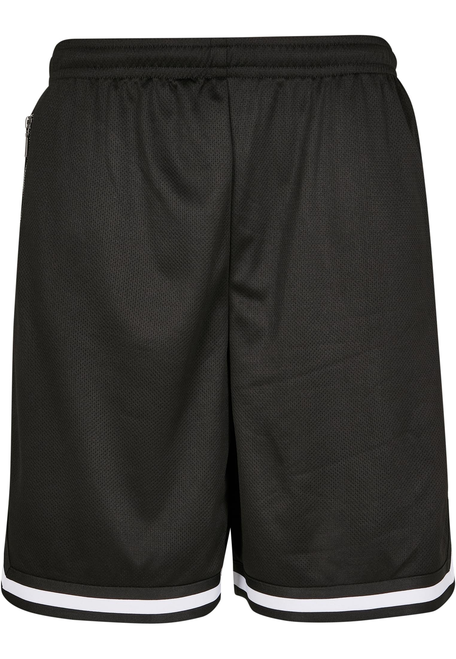 Premium Stripes Mesh Shorts | black